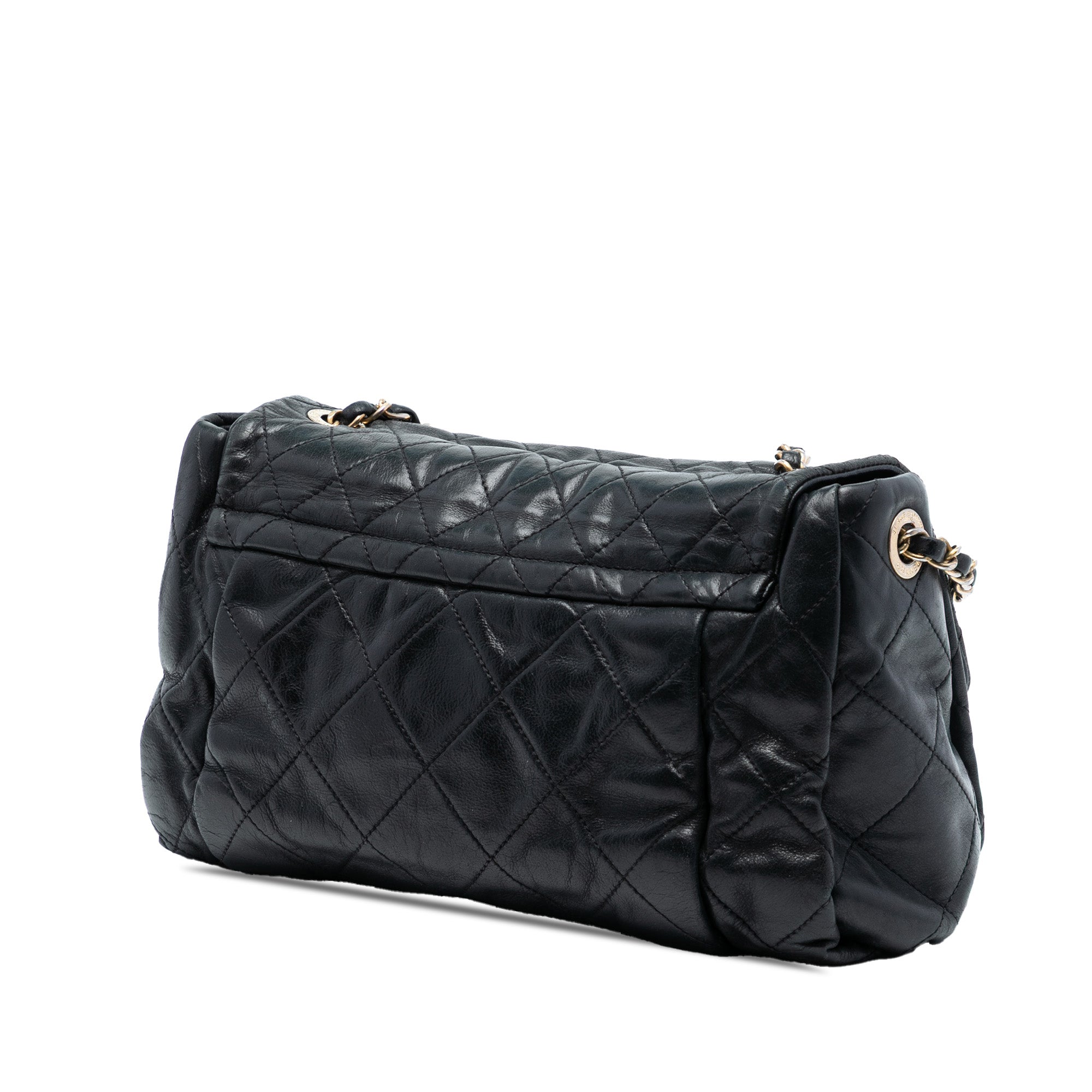 Chanel Large Aged Calfskin Chic Quilt Flap - image 2