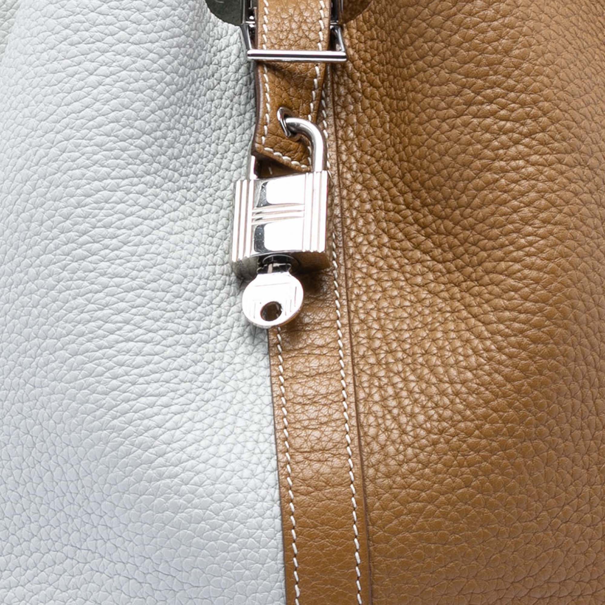 Hermès Bicolor Clemence Picotin Lock 26 - image 6