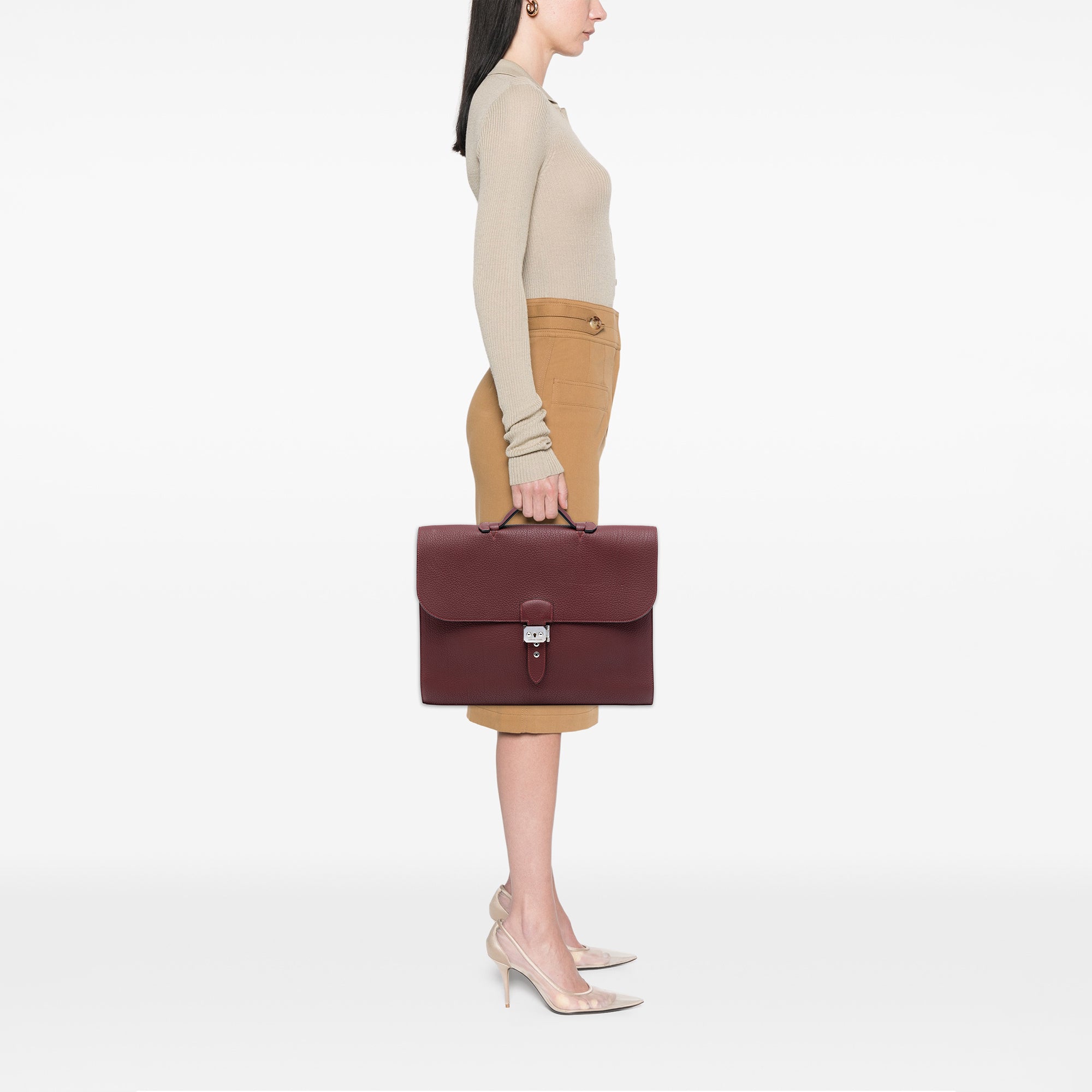 Hermès Togo Sac A Depeches 38 - image 7