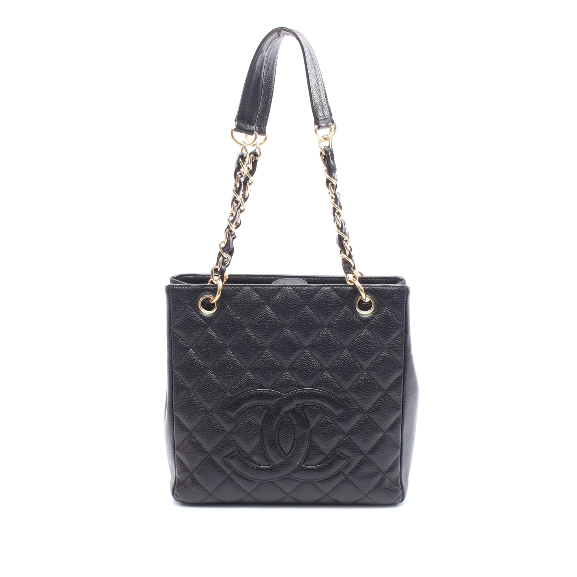 Chanel Caviar Petite Shopping Tote - image 1