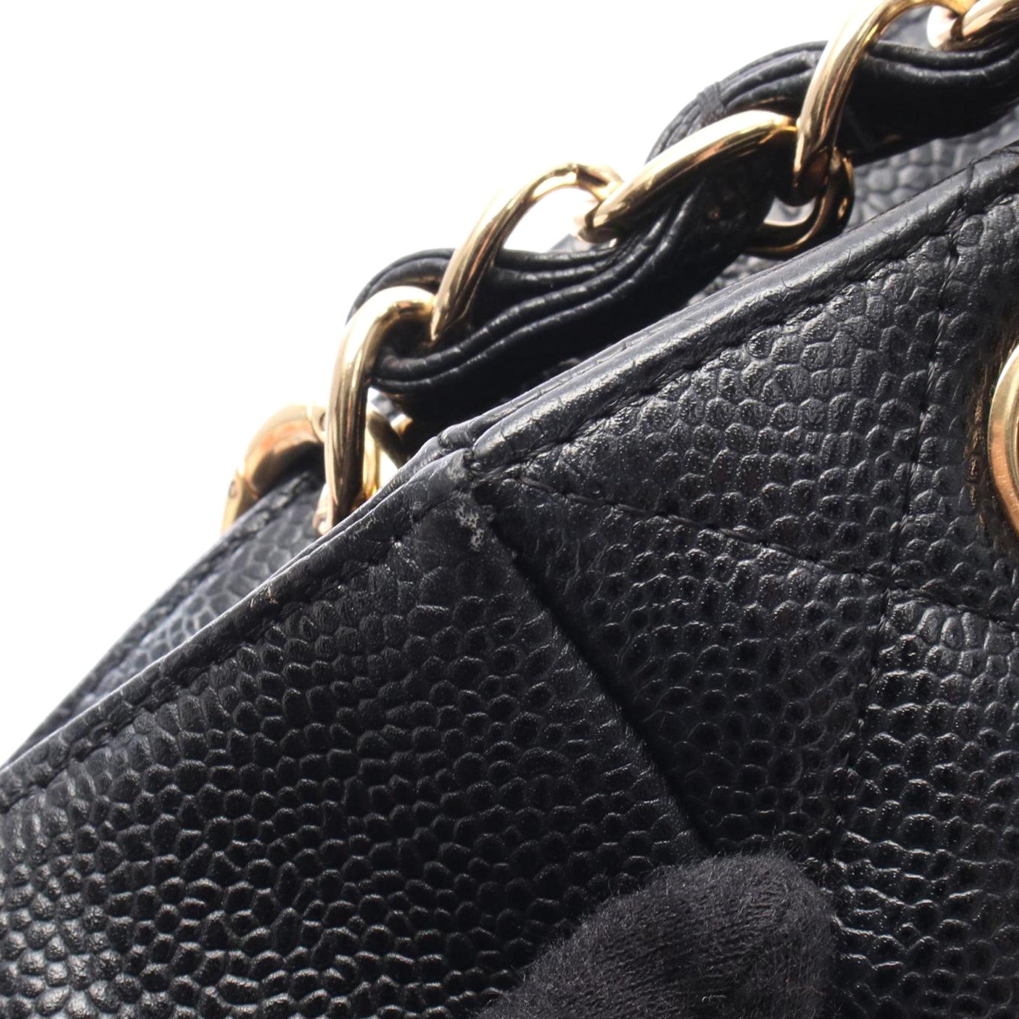 Chanel Caviar Petite Shopping Tote - image 9