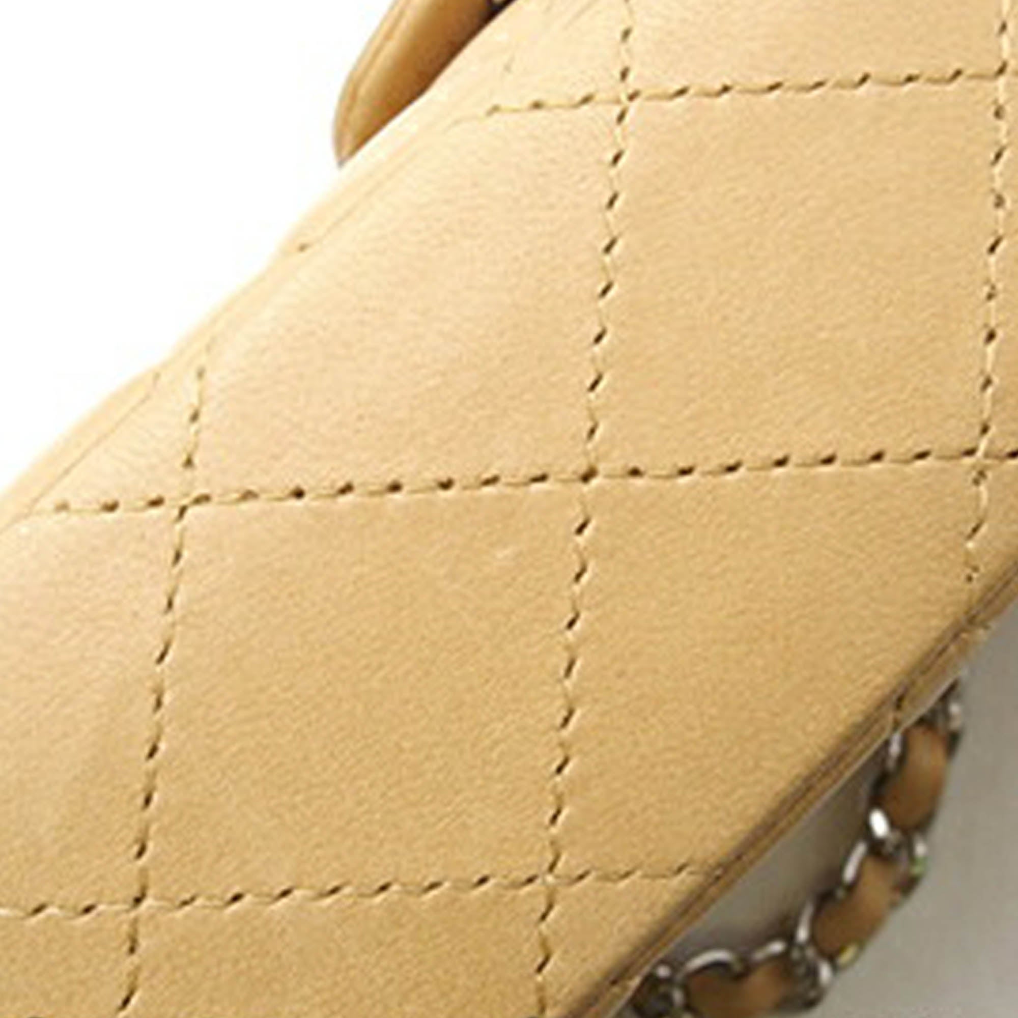 Chanel CC Lambskin East West Single Flap - image 14