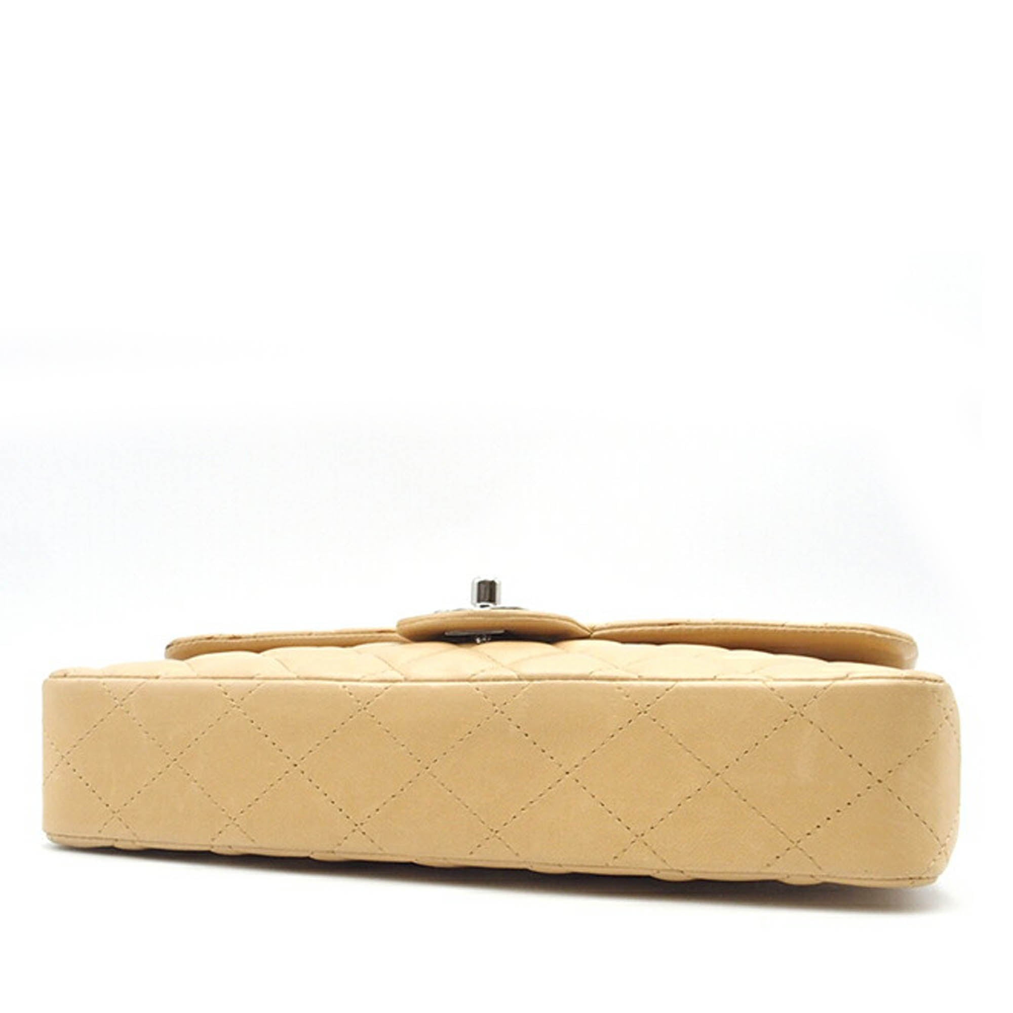 Chanel CC Lambskin East West Single Flap - image 3