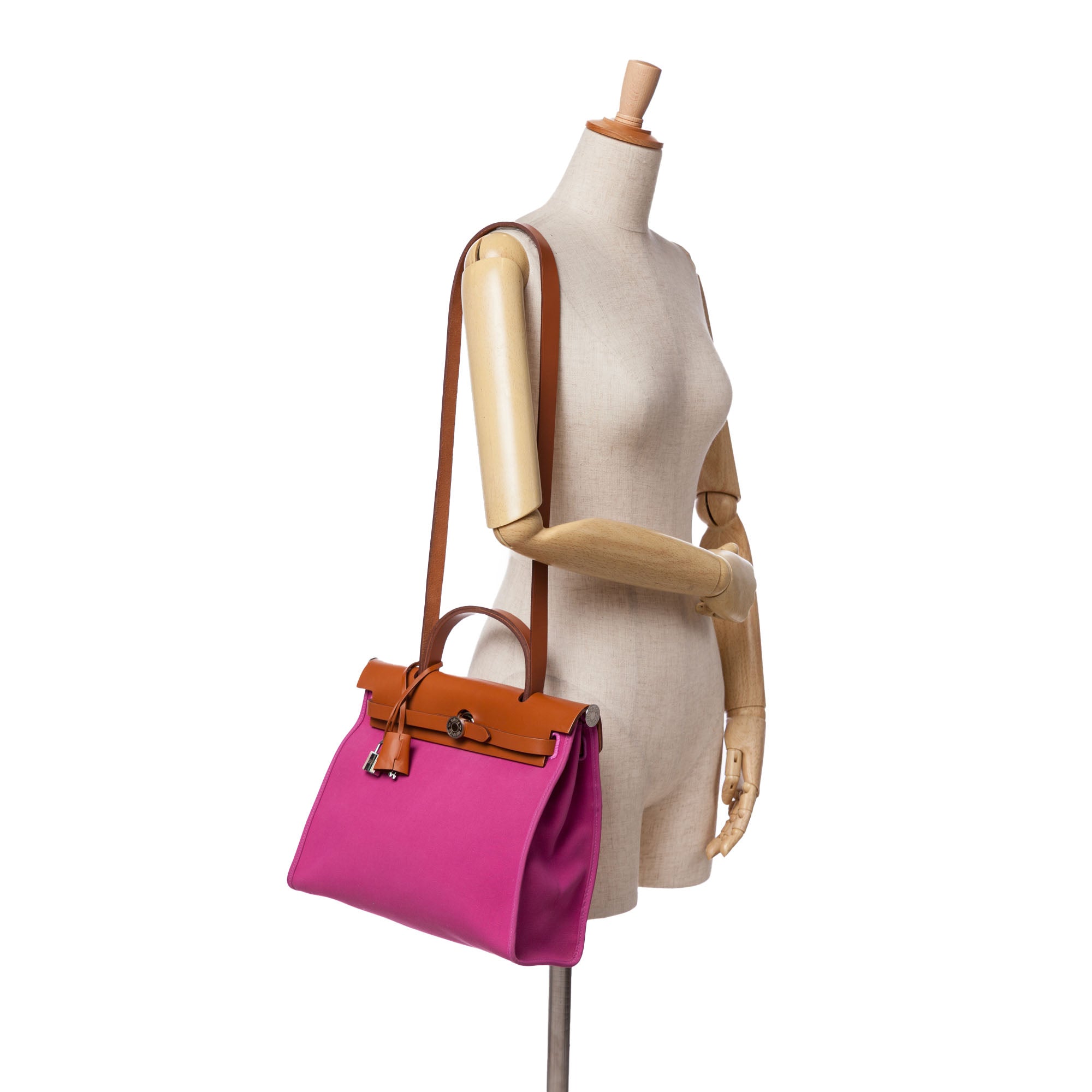 Hermès Toile Herbag Zip 31 - image 10