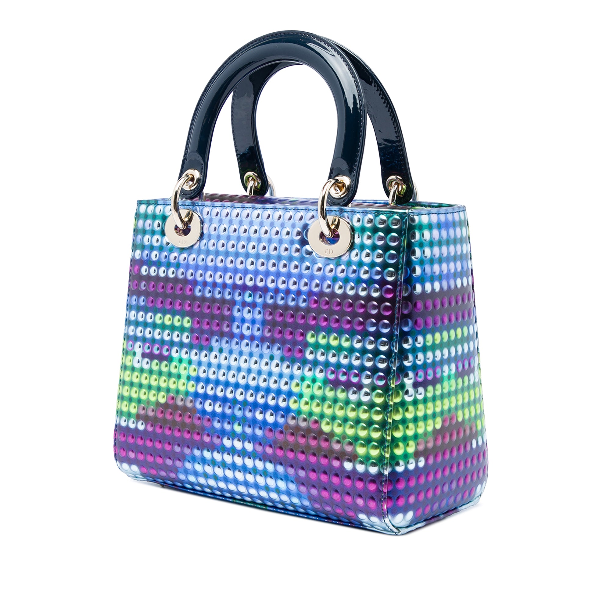 Dior Dior Lady Art No 3 Edition Li Shurui Medium Calfskin Printed and Studded Lady Dior - image 2