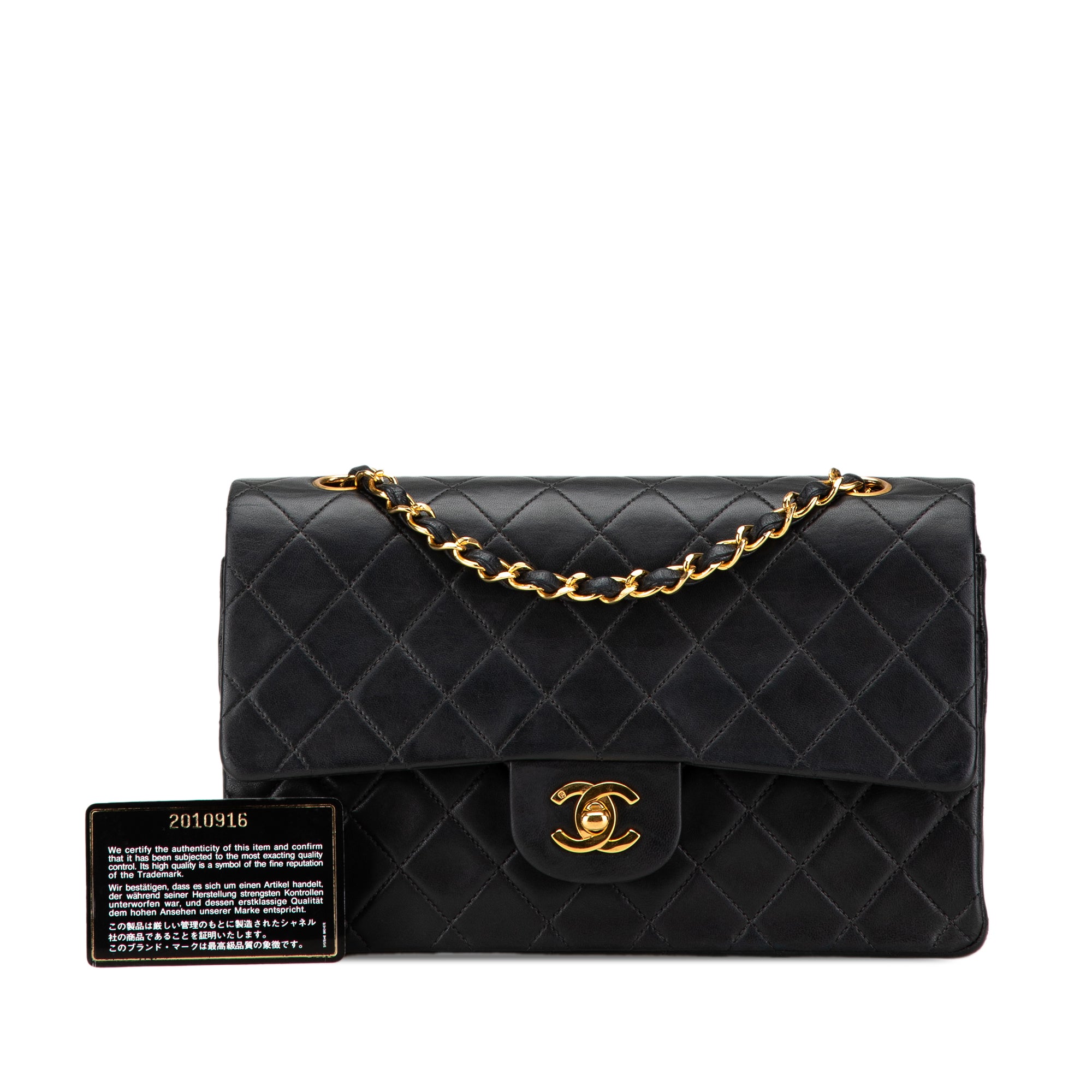 Chanel Medium Classic Lambskin Double Flap - image 12