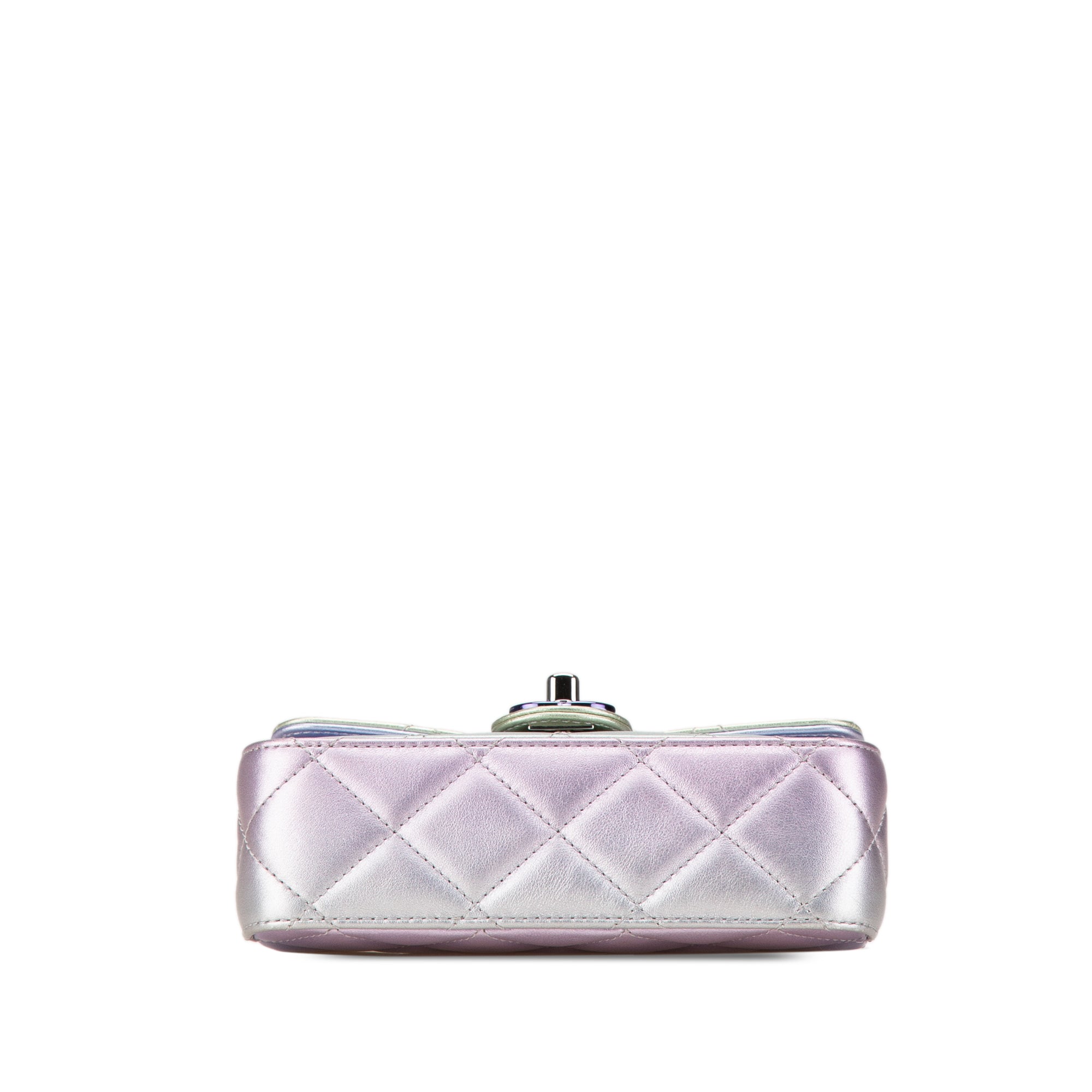 Chanel Quilted Gradient Metallic Calfskin Clutch - image 3