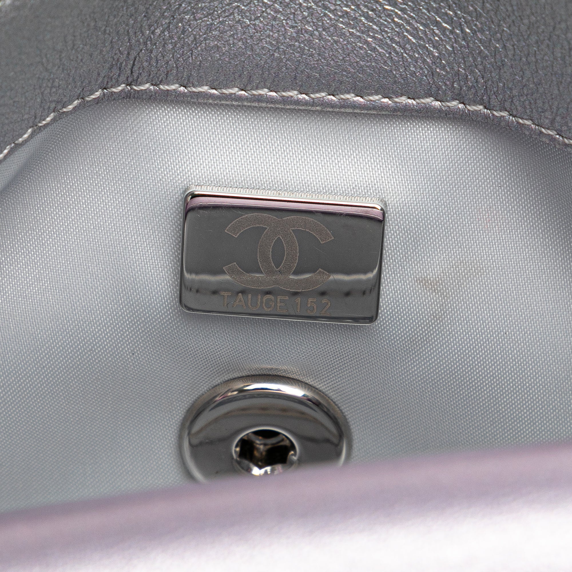 Chanel Quilted Gradient Metallic Calfskin Clutch - image 6