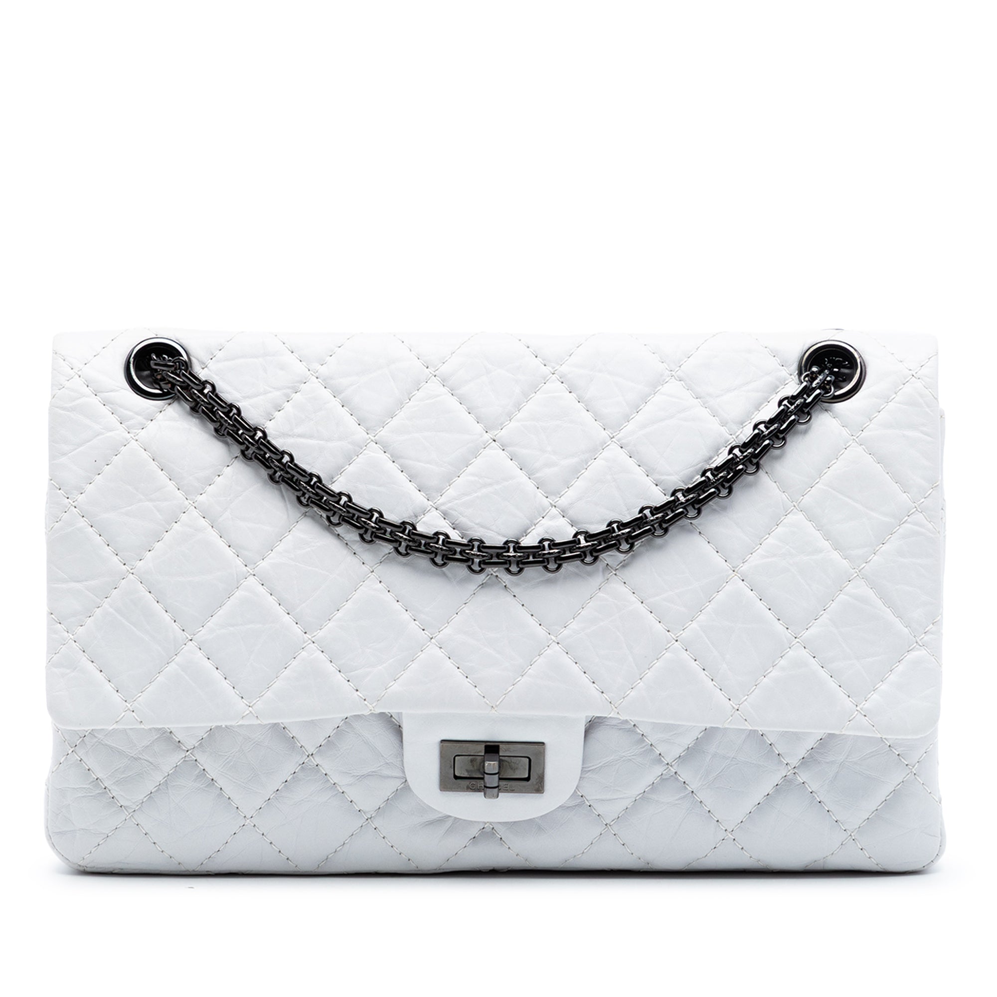 Chanel Quilted Aged Calfskin Reissue 2.55 Double Flap 226 - image 1