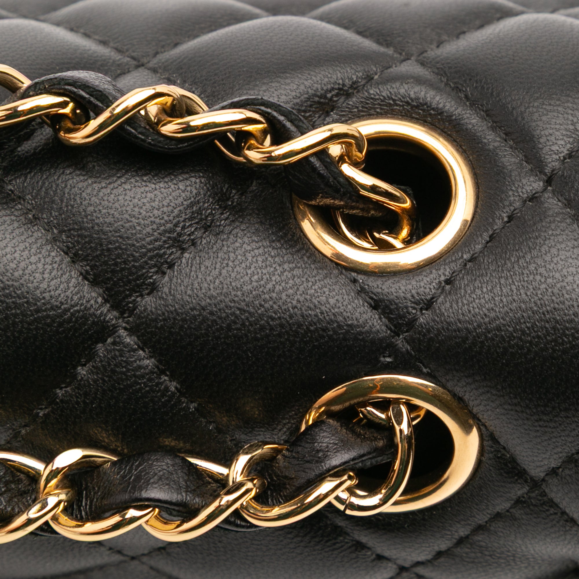 Chanel Medium Classic Lambskin Double Flap - image 9