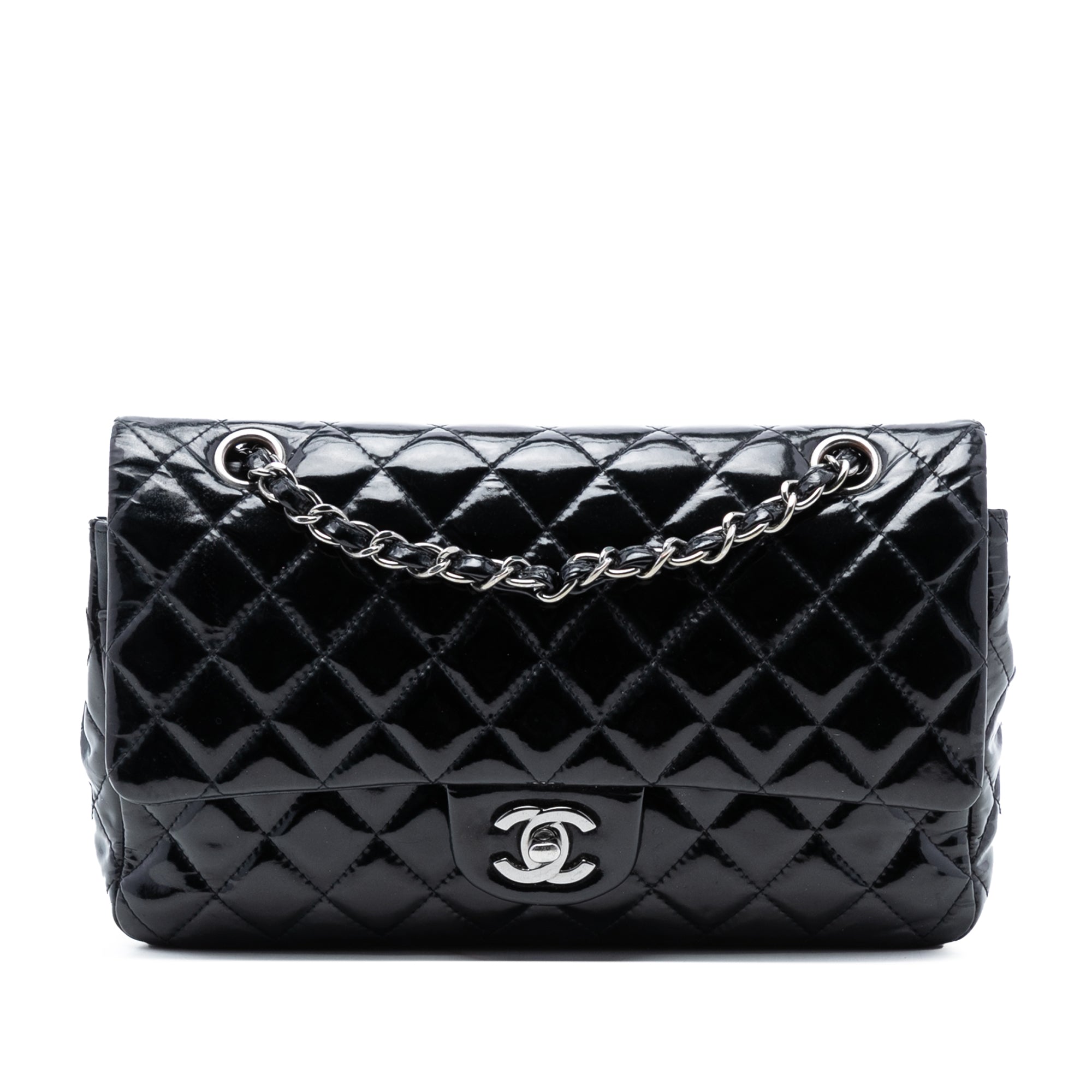 Chanel Medium Classic Patent Double Flap - image 1