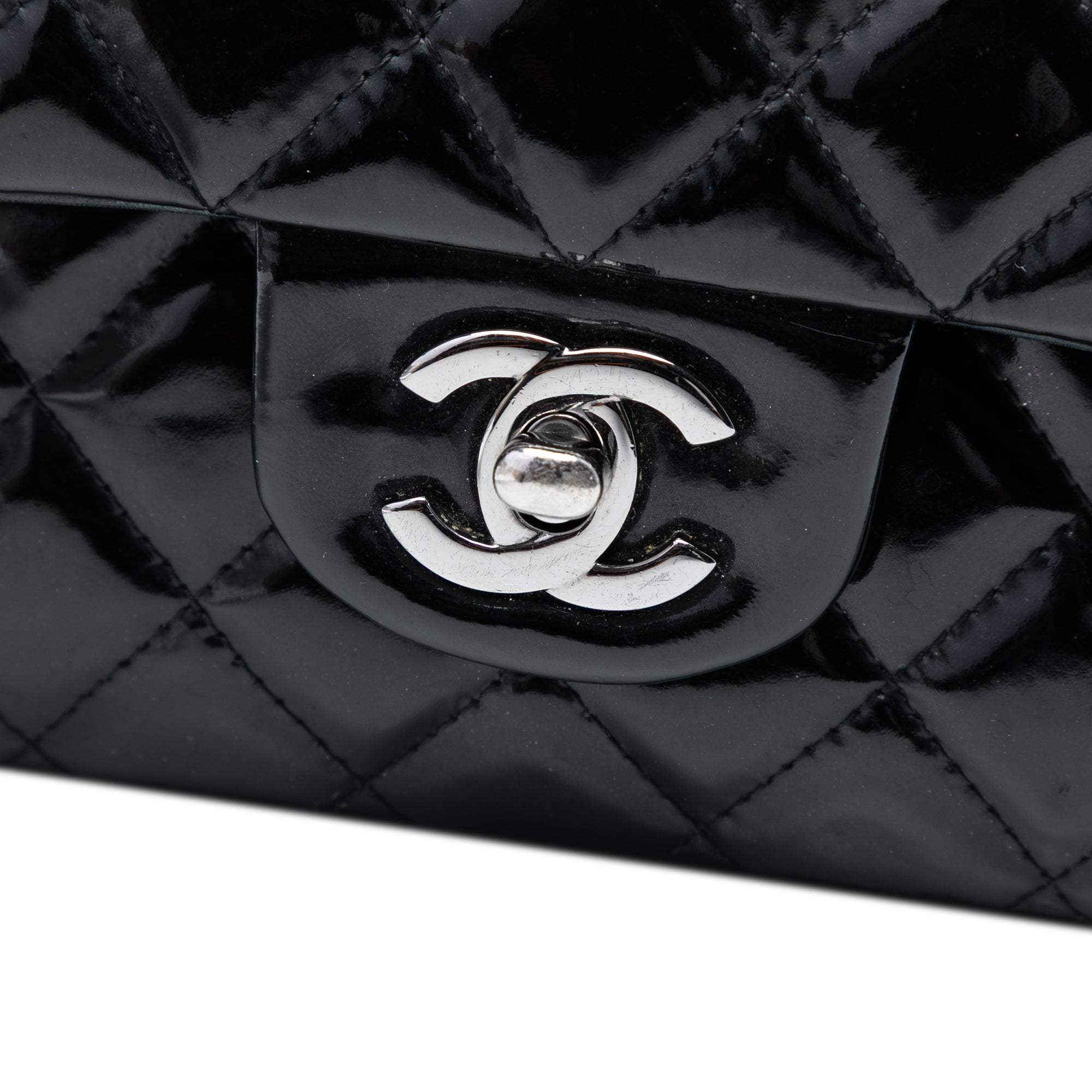 Chanel Medium Classic Patent Double Flap - image 6