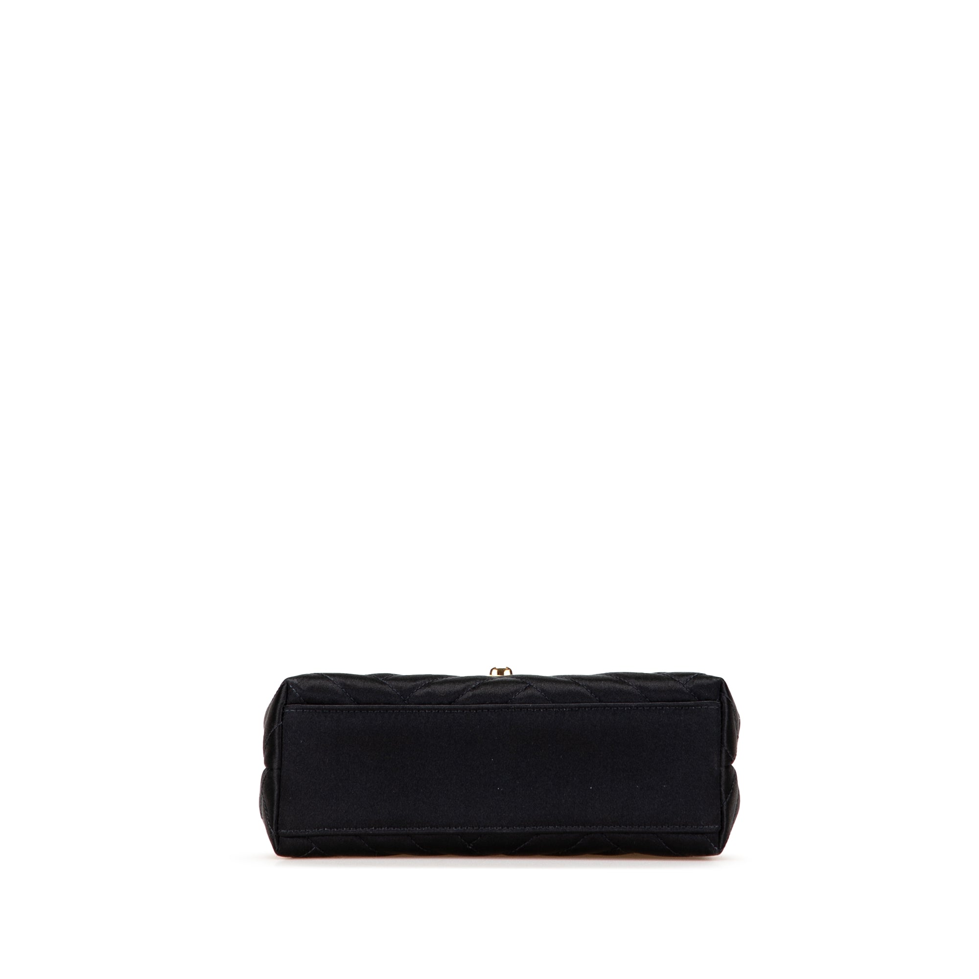 Chanel Mini Square Diagonal Quilted Satin Single Flap - image 3