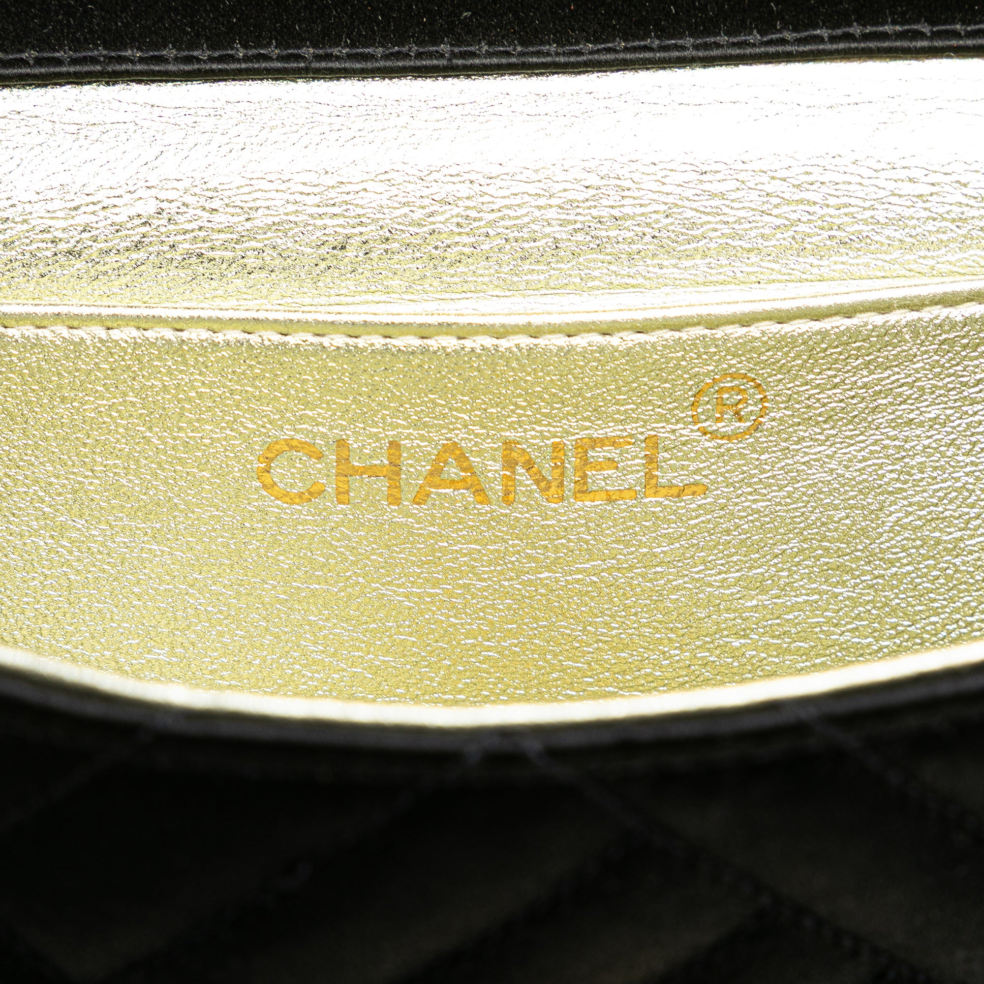 Chanel Mini Square Diagonal Quilted Satin Single Flap - image 5