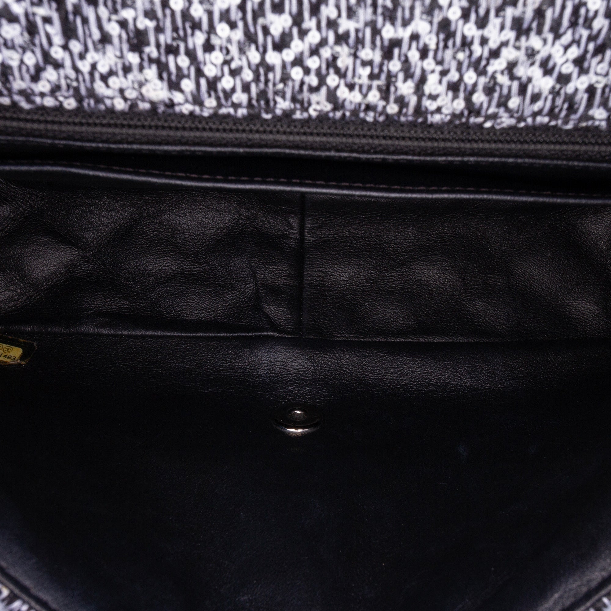 Chanel Tweed and Sequin Elementary Chic Flap - image 4