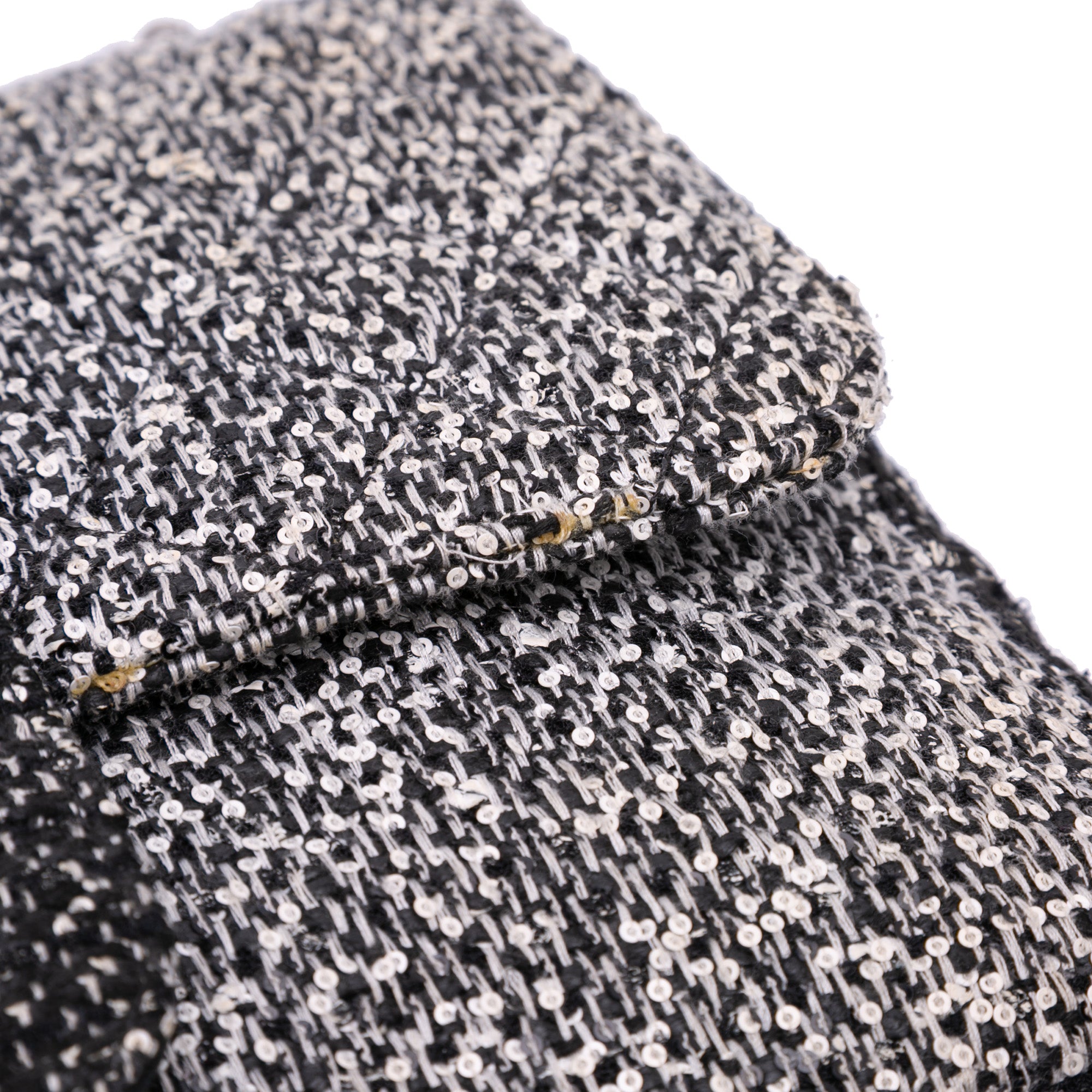 Chanel Tweed and Sequin Elementary Chic Flap - image 8