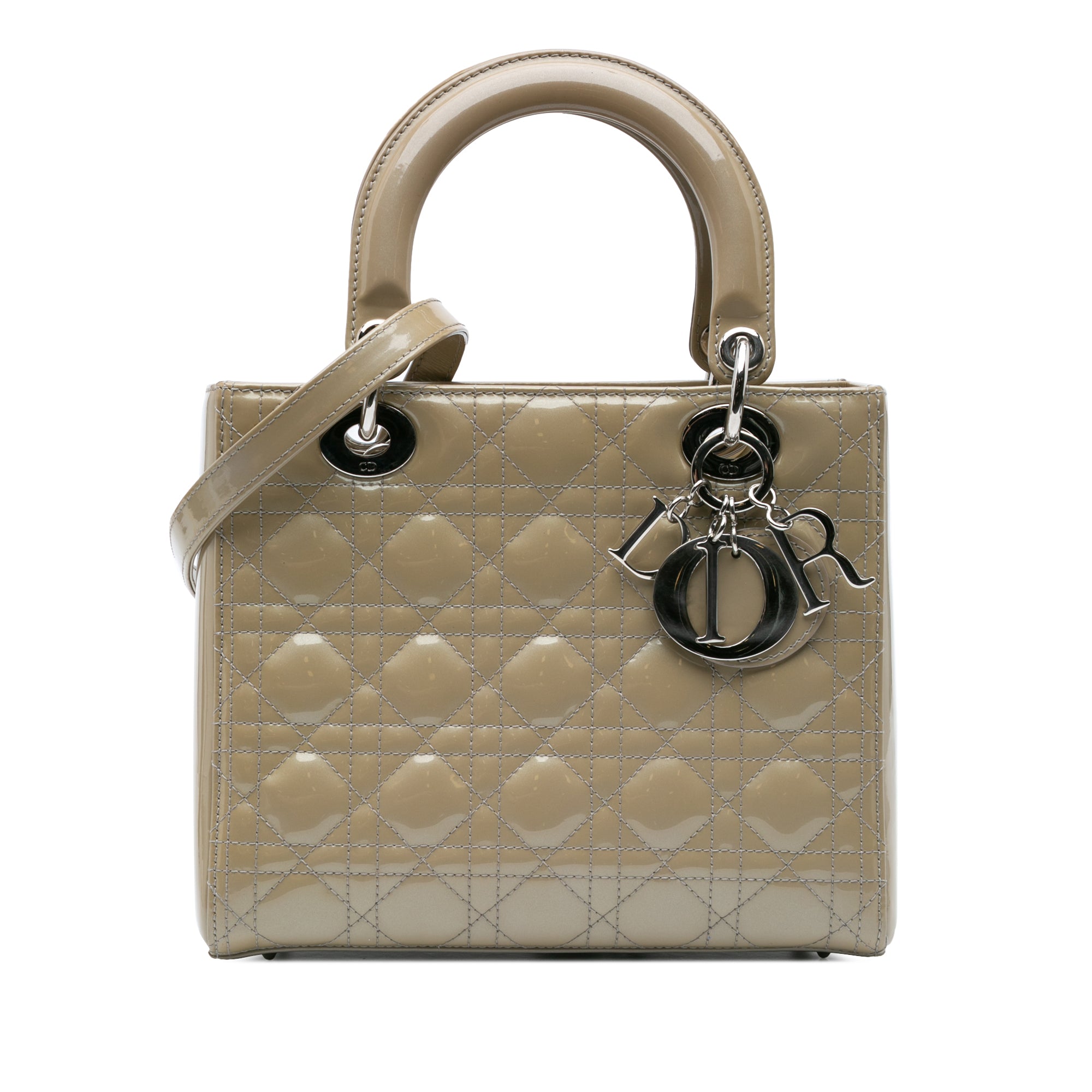 Dior Medium Patent Cannage Lady Dior - image 1