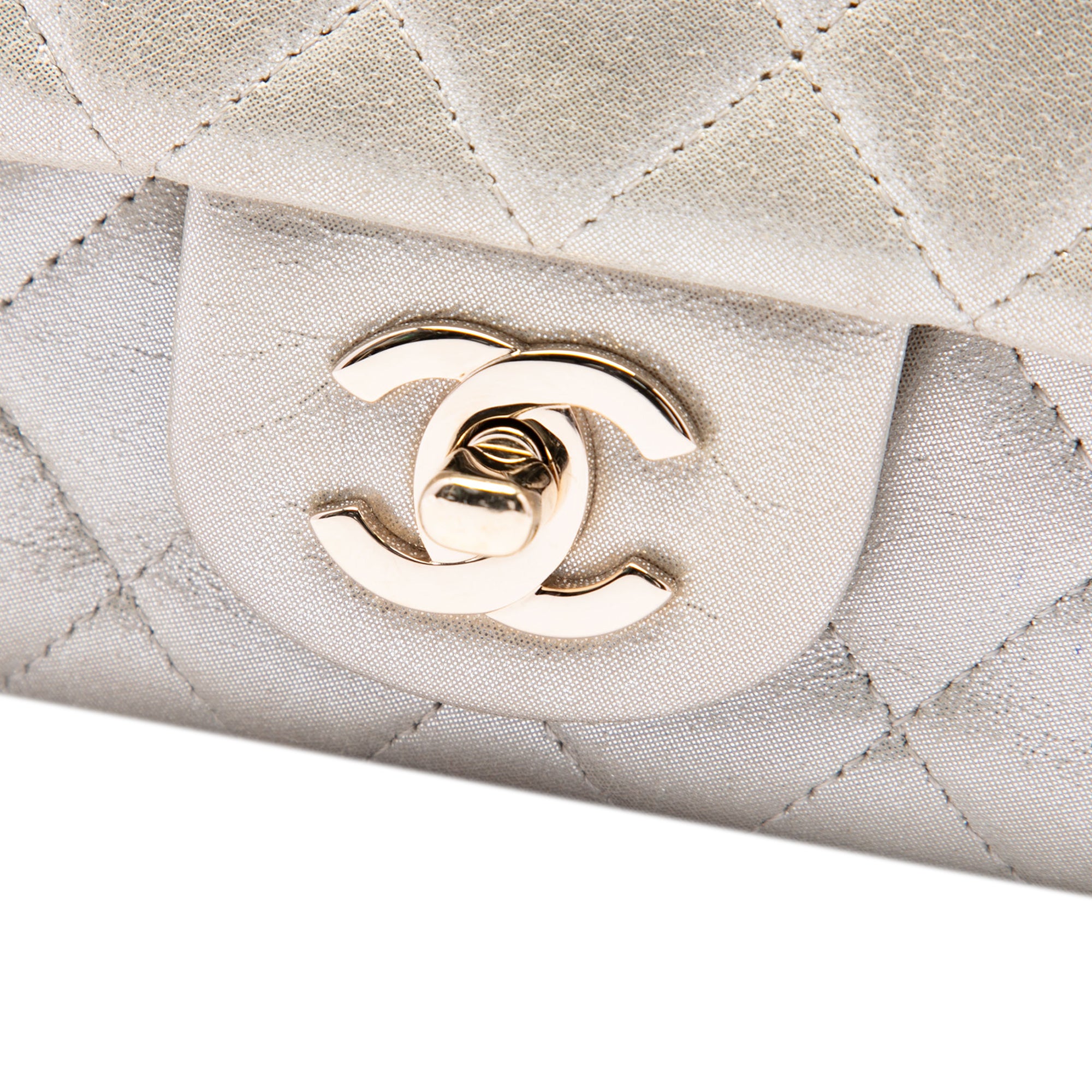 Chanel Mini Rectangular Classic Iridescent Lambskin Single Flap - image 5