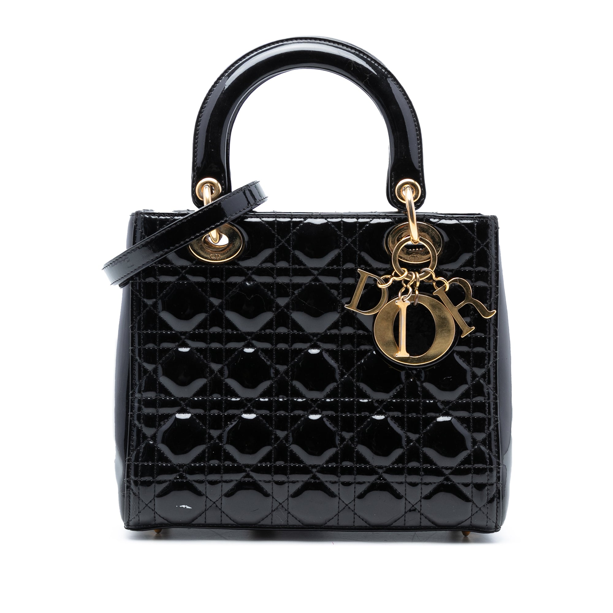 Dior Medium Patent Cannage Lady Dior - image 1