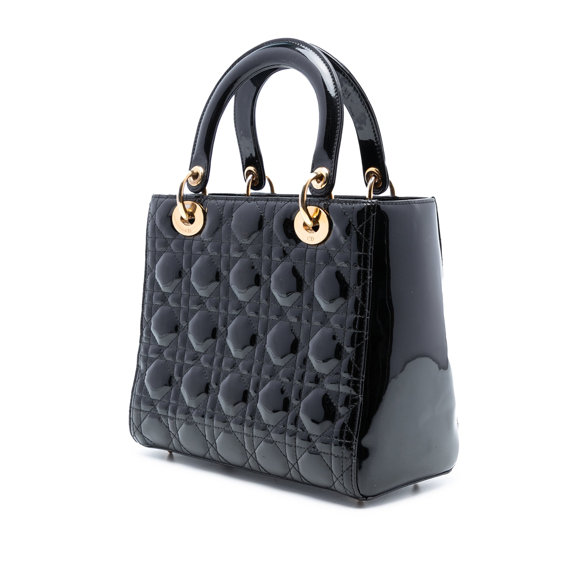 Dior Medium Patent Cannage Lady Dior - image 2
