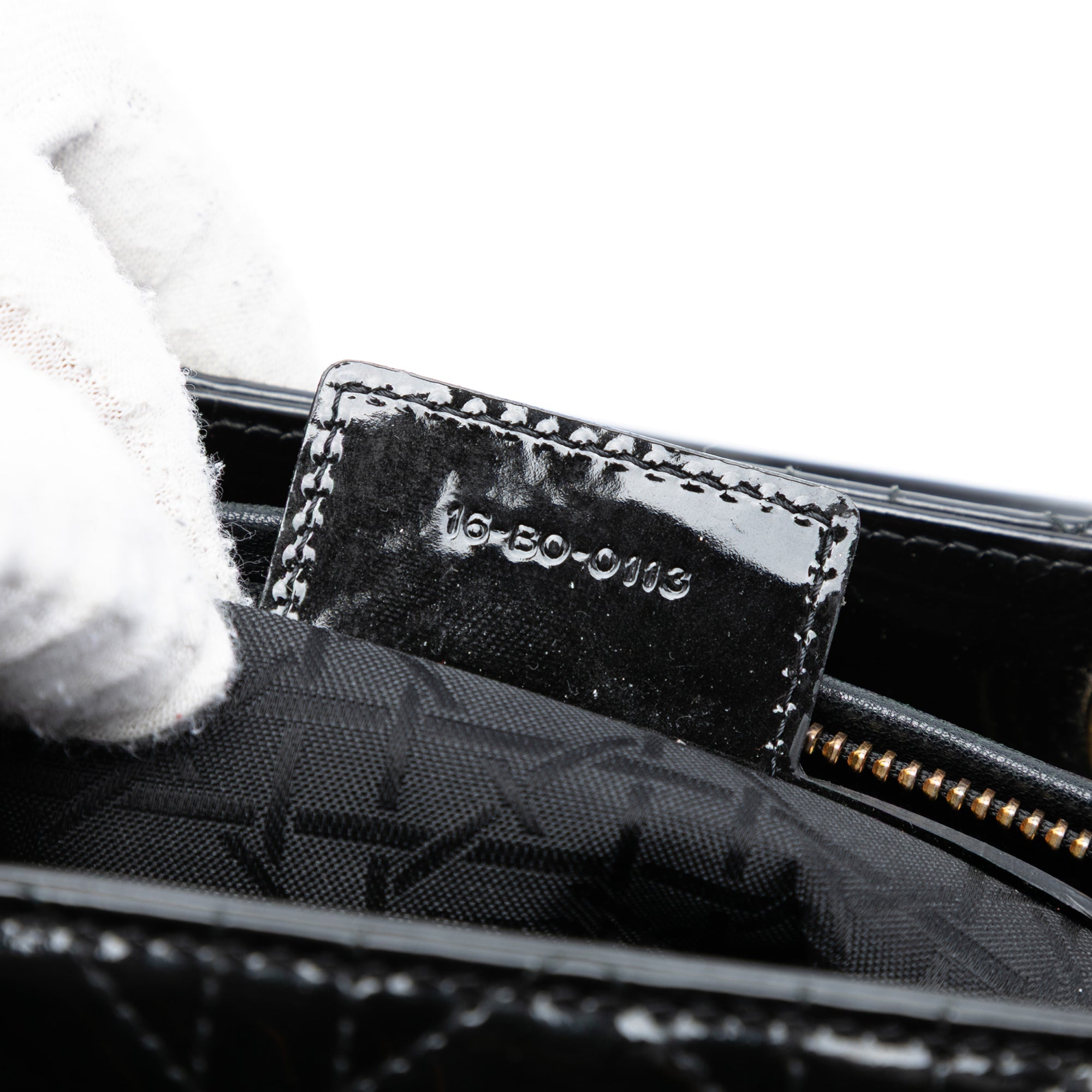 Dior Medium Patent Cannage Lady Dior - image 5