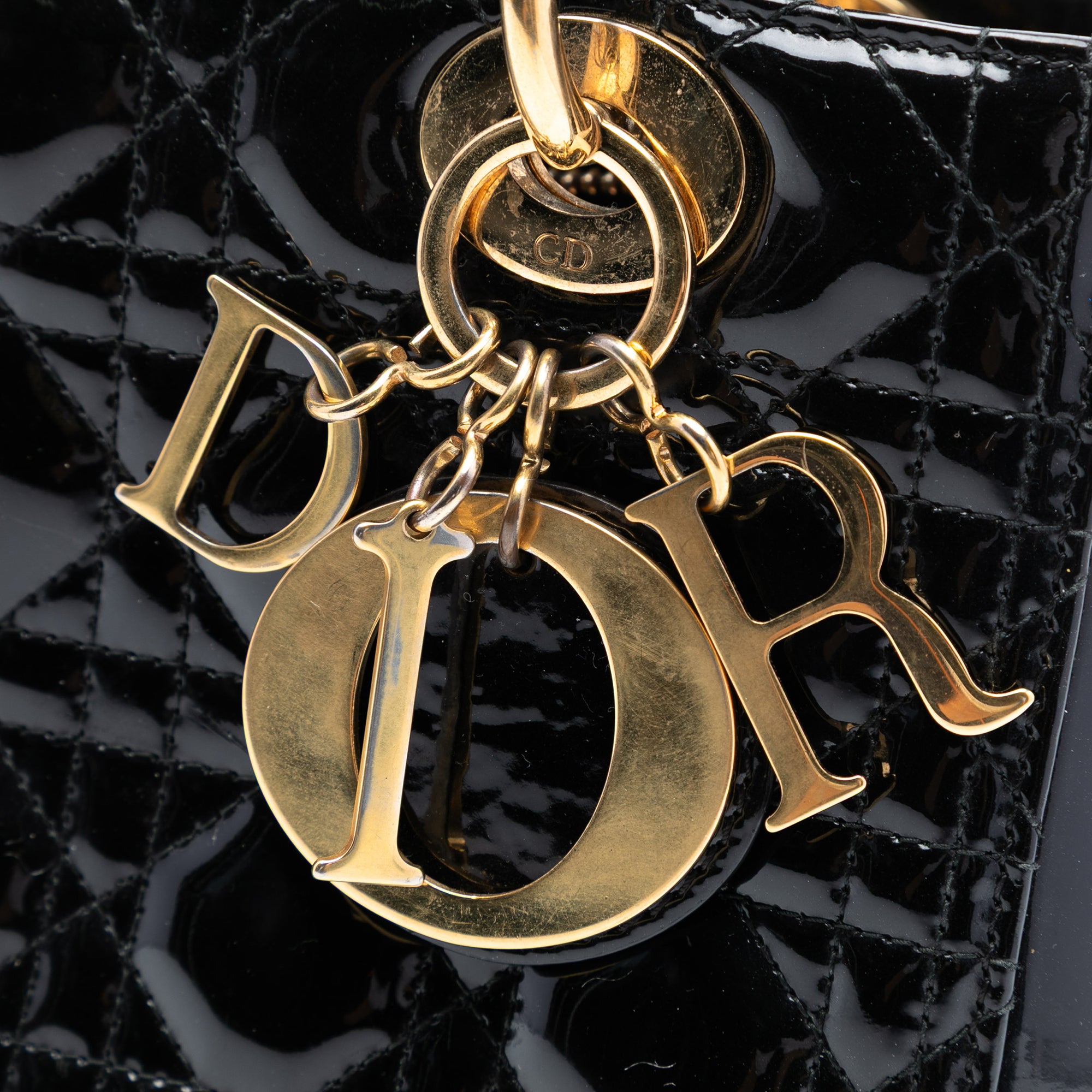 Dior Medium Patent Cannage Lady Dior - image 6