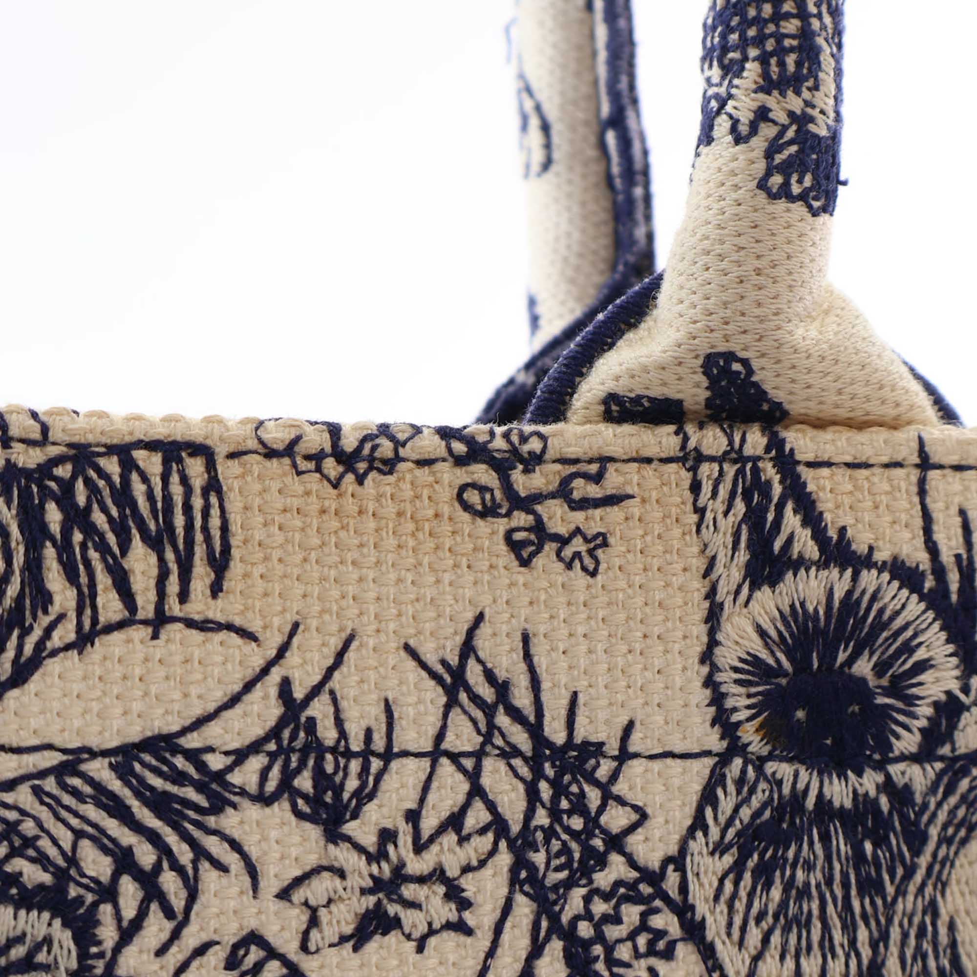 Dior Medium Canvas Embroidered Dioriviera Toile De Jouy Book Tote - image 11