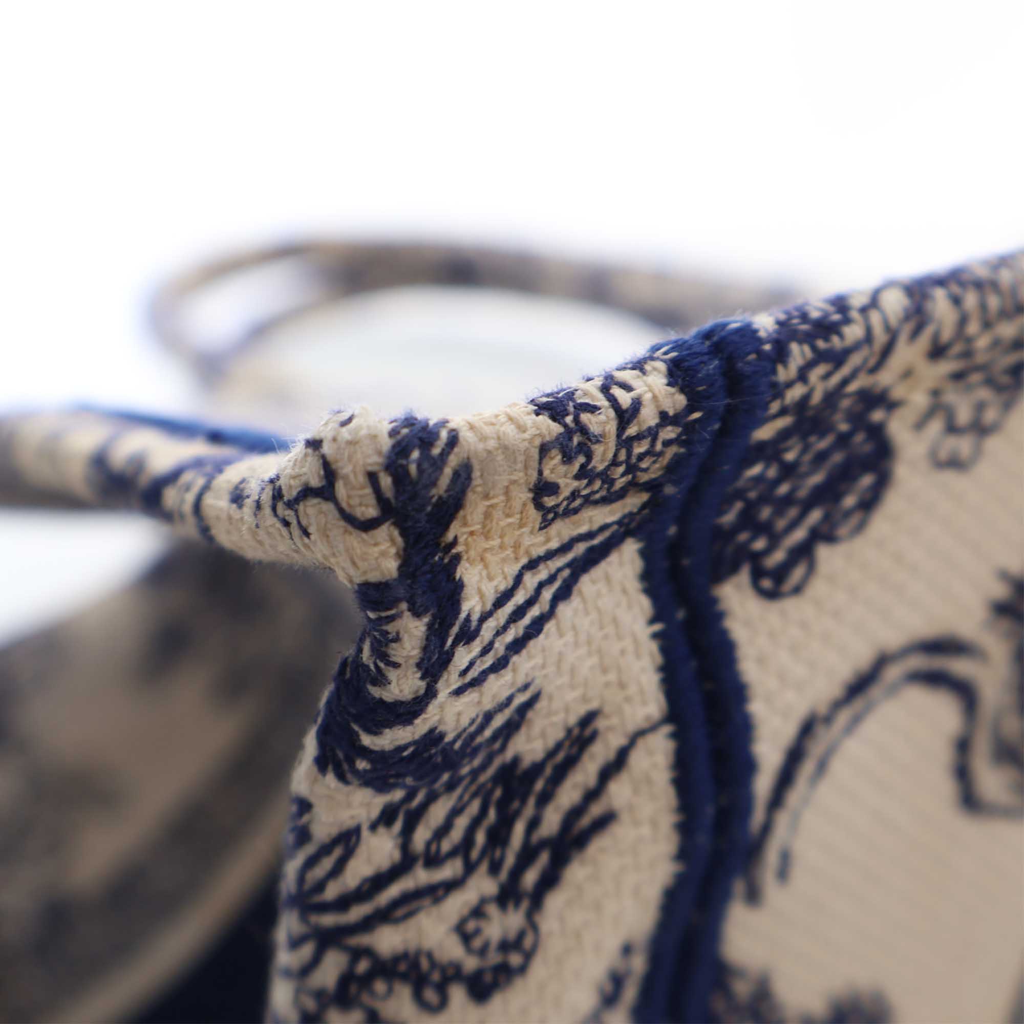 Dior Medium Canvas Embroidered Dioriviera Toile De Jouy Book Tote - image 12