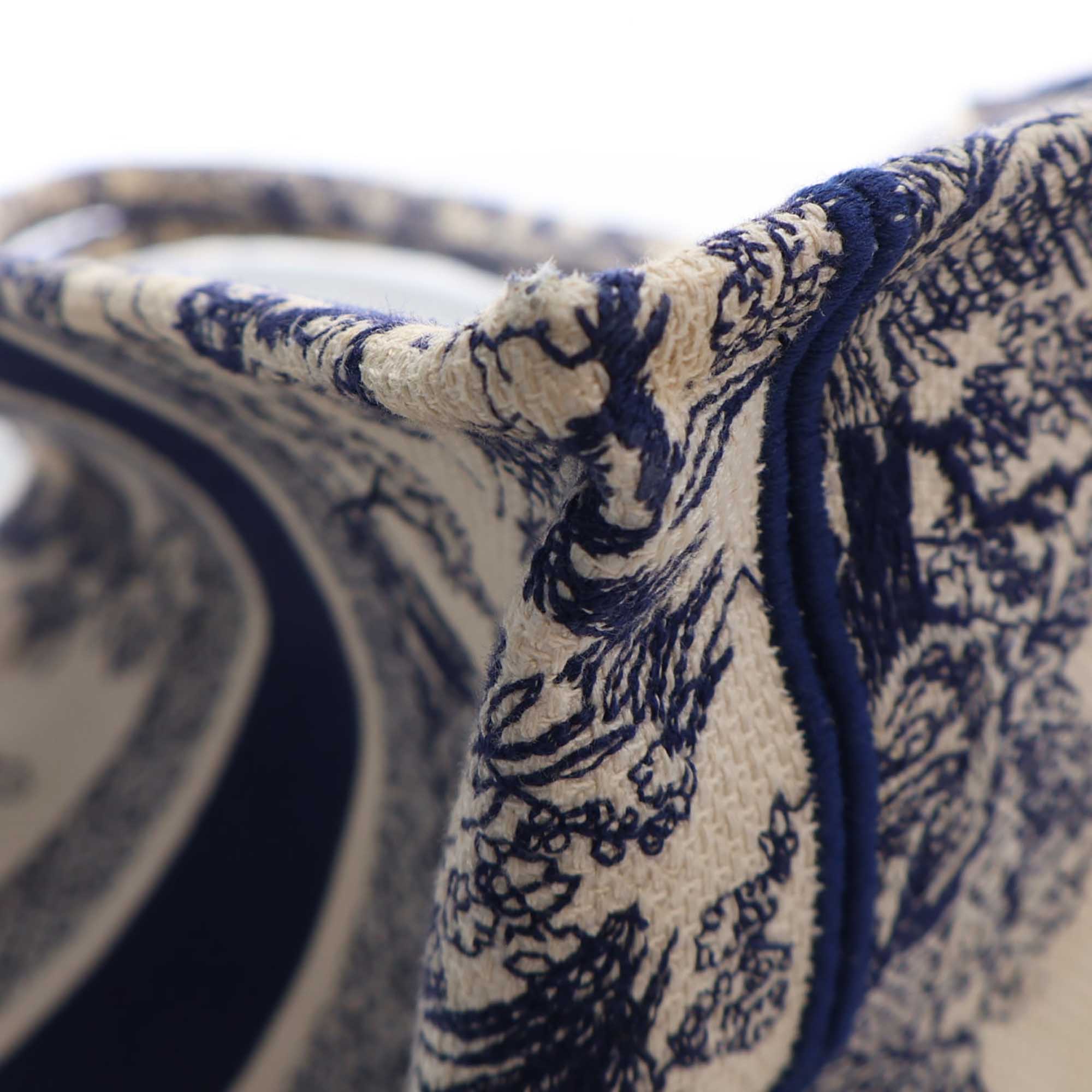 Dior Medium Canvas Embroidered Dioriviera Toile De Jouy Book Tote - image 14
