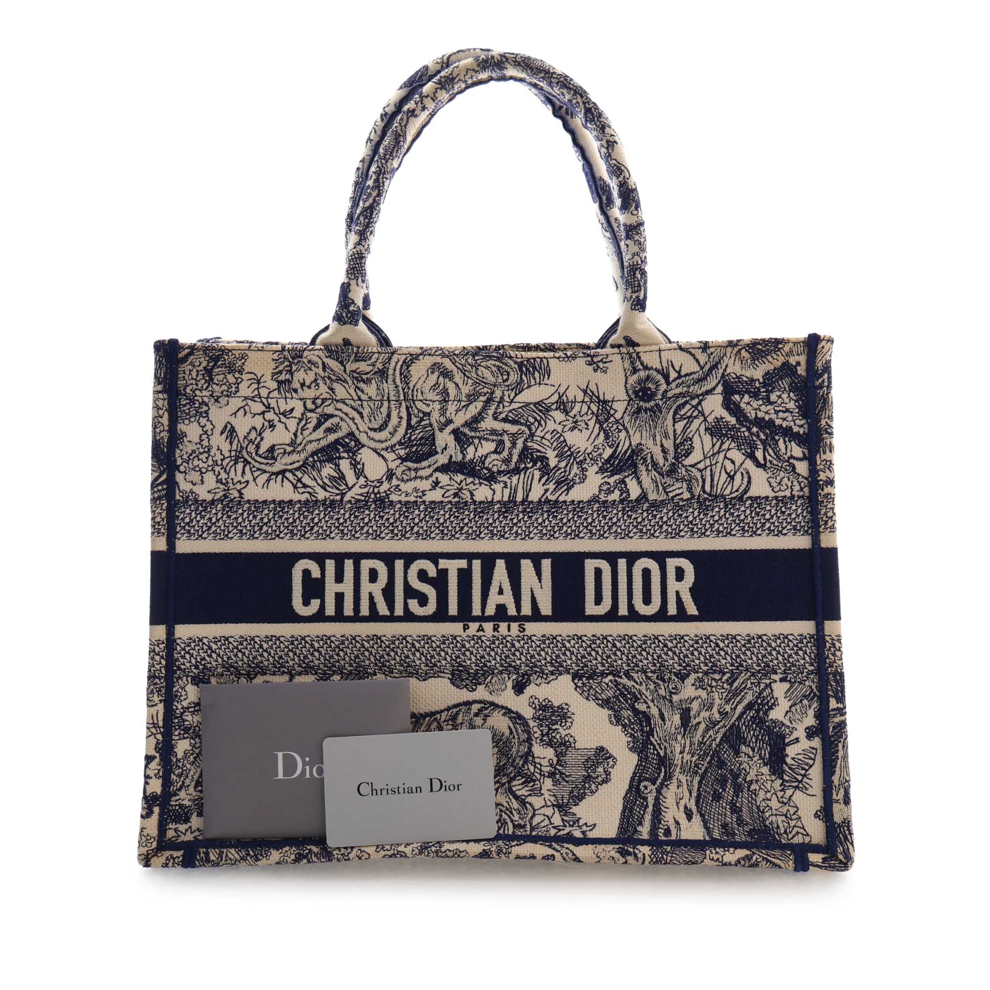 Dior Medium Canvas Embroidered Dioriviera Toile De Jouy Book Tote - image 15
