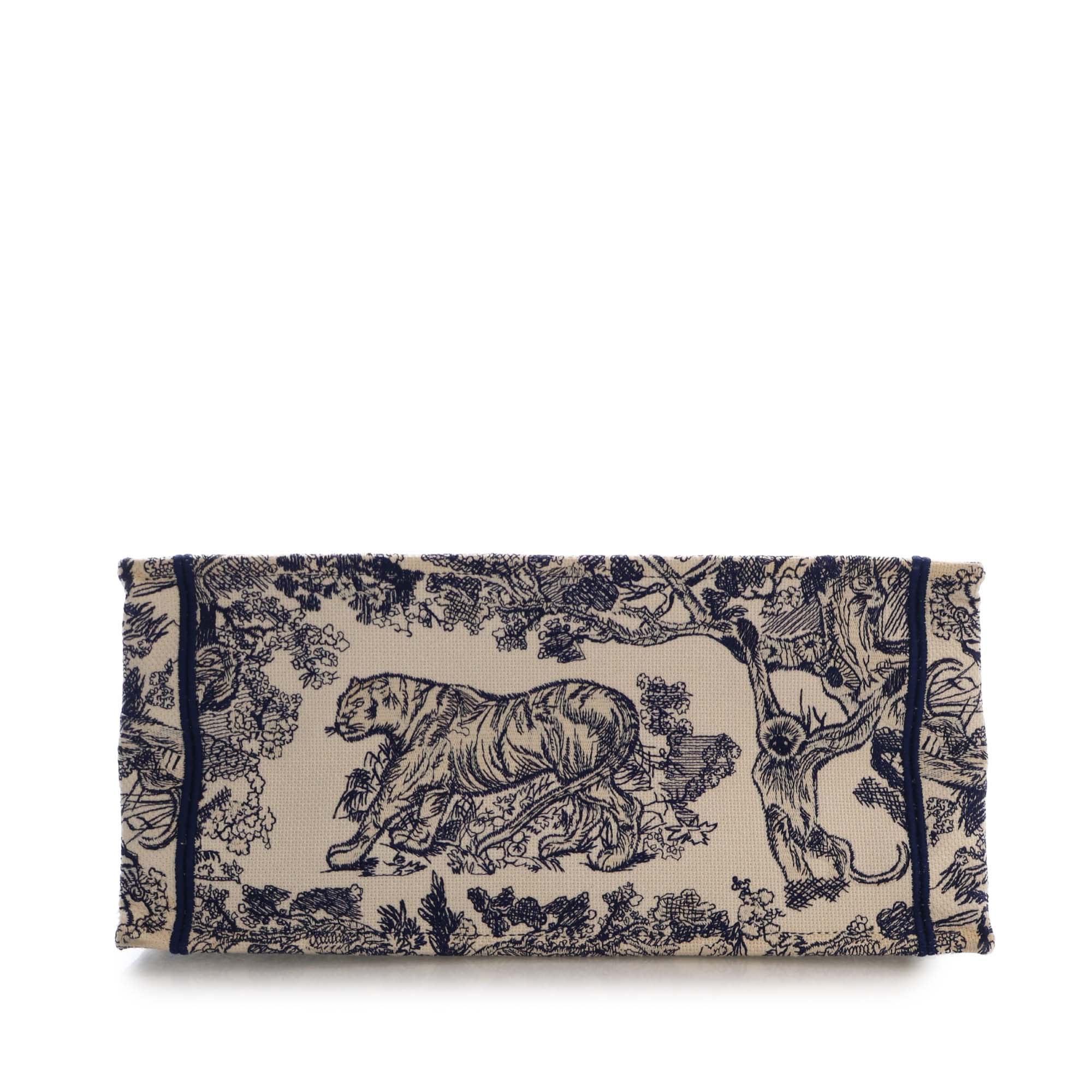 Dior Medium Canvas Embroidered Dioriviera Toile De Jouy Book Tote - image 5