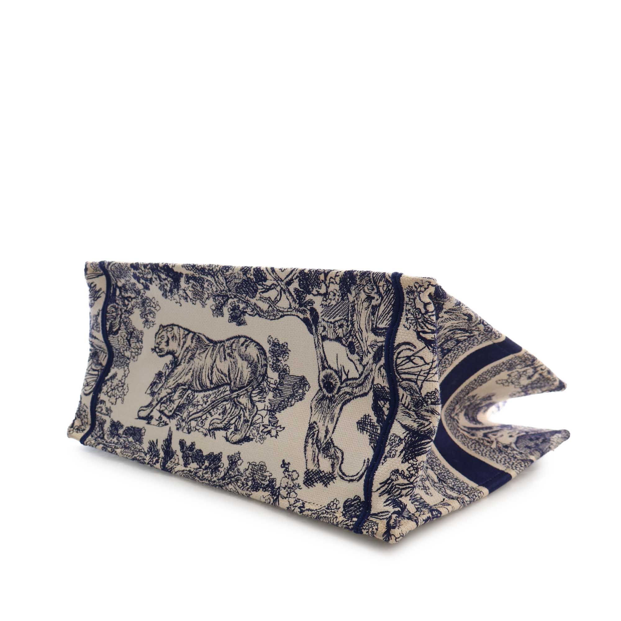 Dior Medium Canvas Embroidered Dioriviera Toile De Jouy Book Tote - image 6