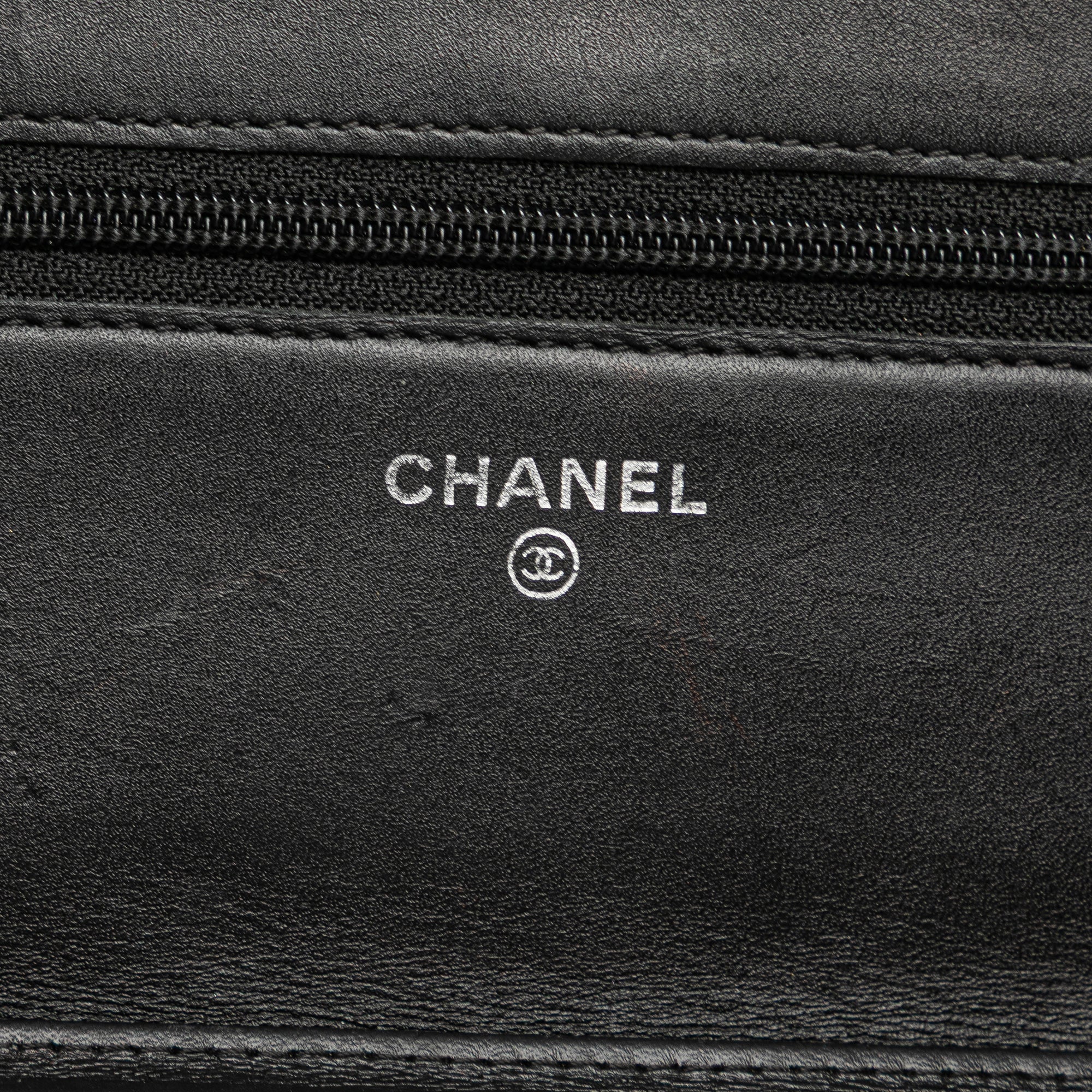 Chanel Quilted Lambskin Cambon Ligne Wallet On Chain - image 5