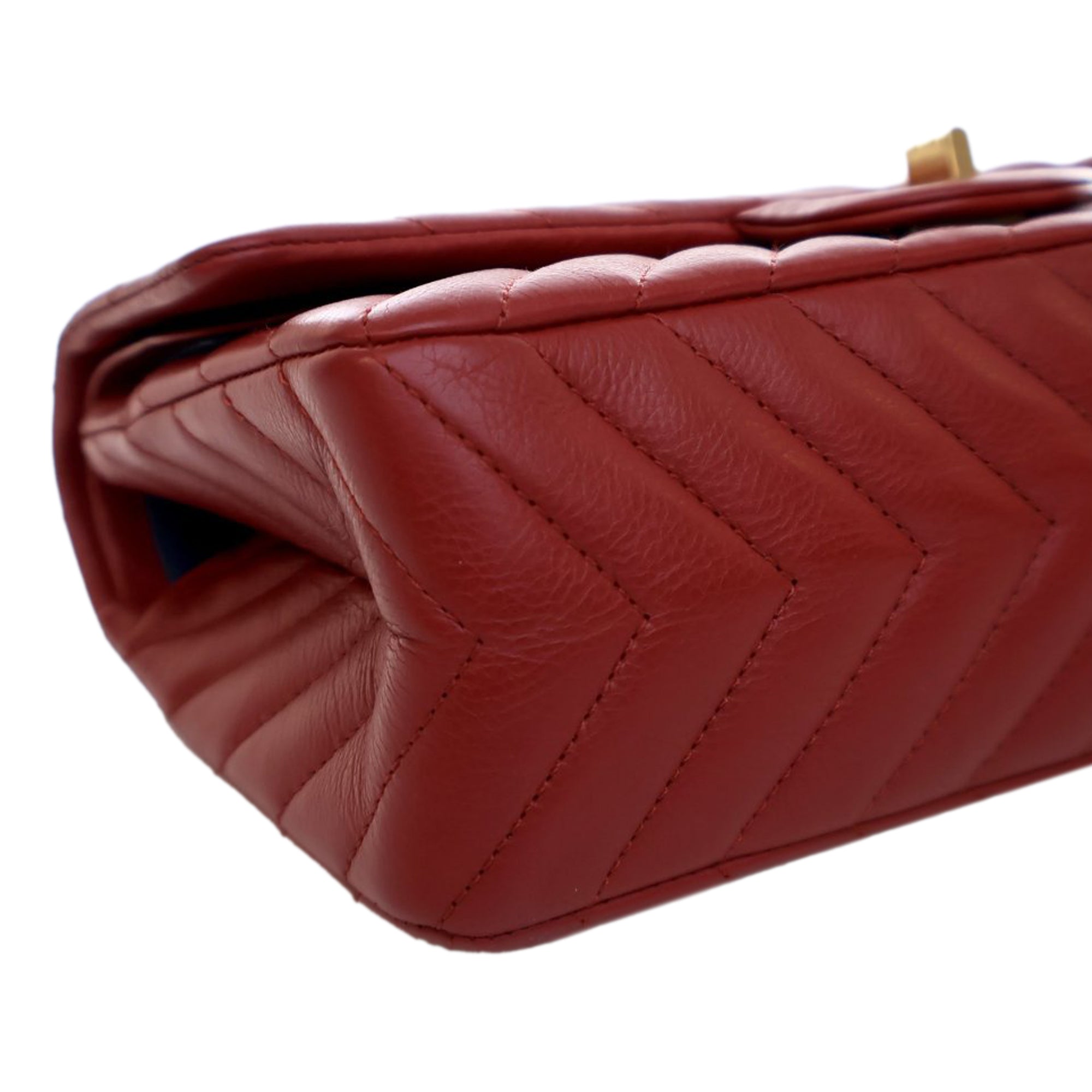 Chanel Reissue 2.55 Chevron Aged Calfskin Double Flap 225 - image 9