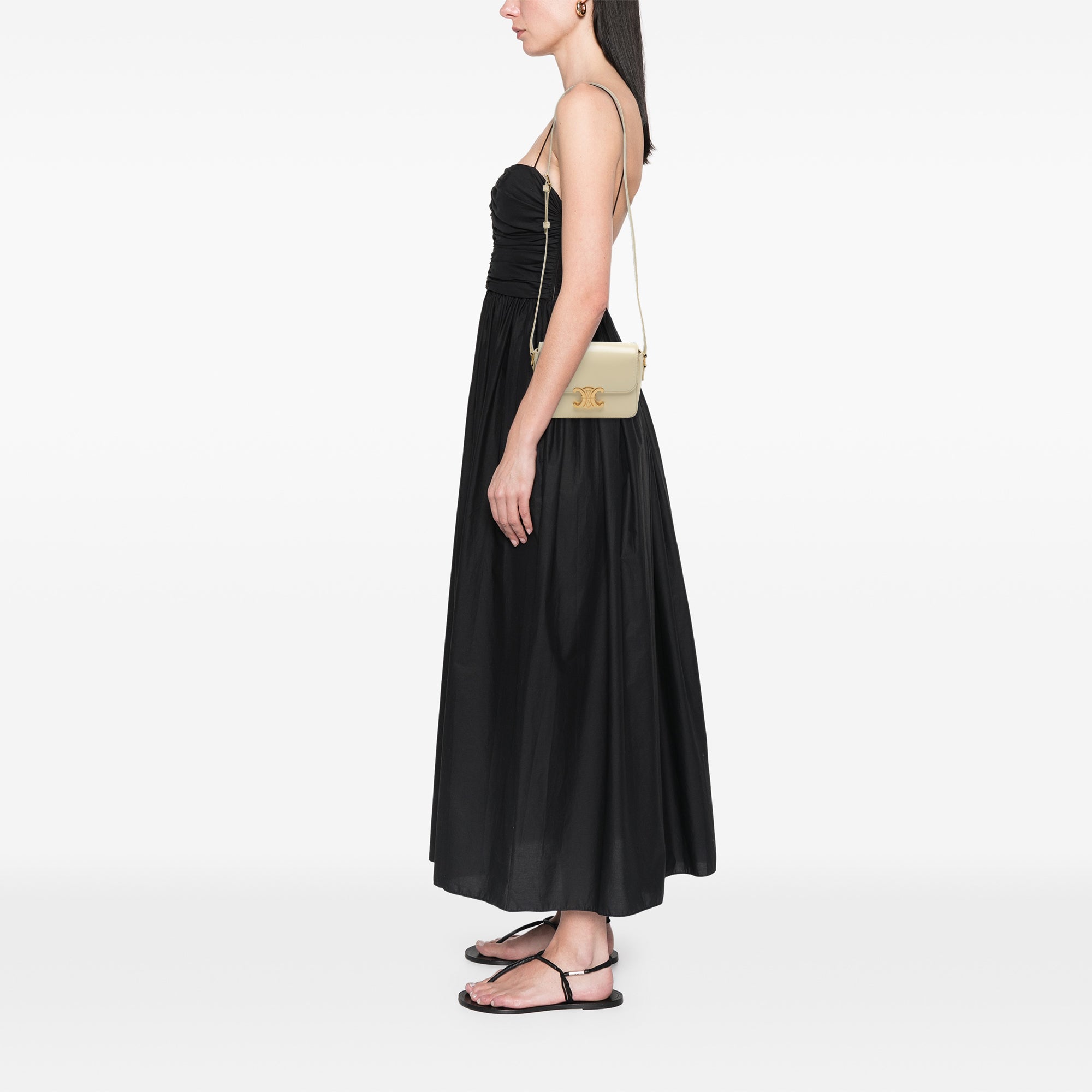 Celine Classique Shiny Calfskin Triomphe Crossbody - image 7