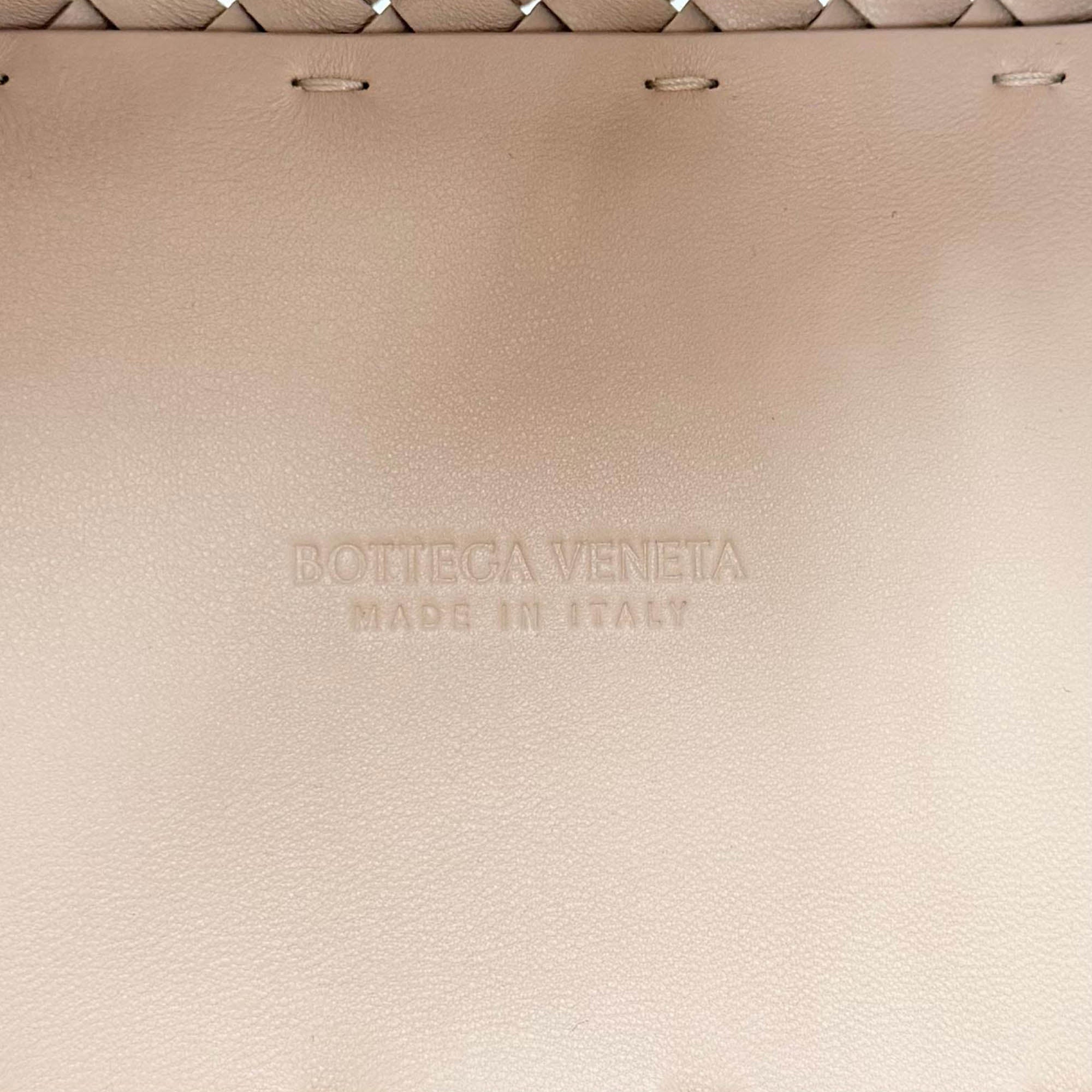 Bottega Veneta Mini Lambskin Intreccio Cabat Tote - image 5