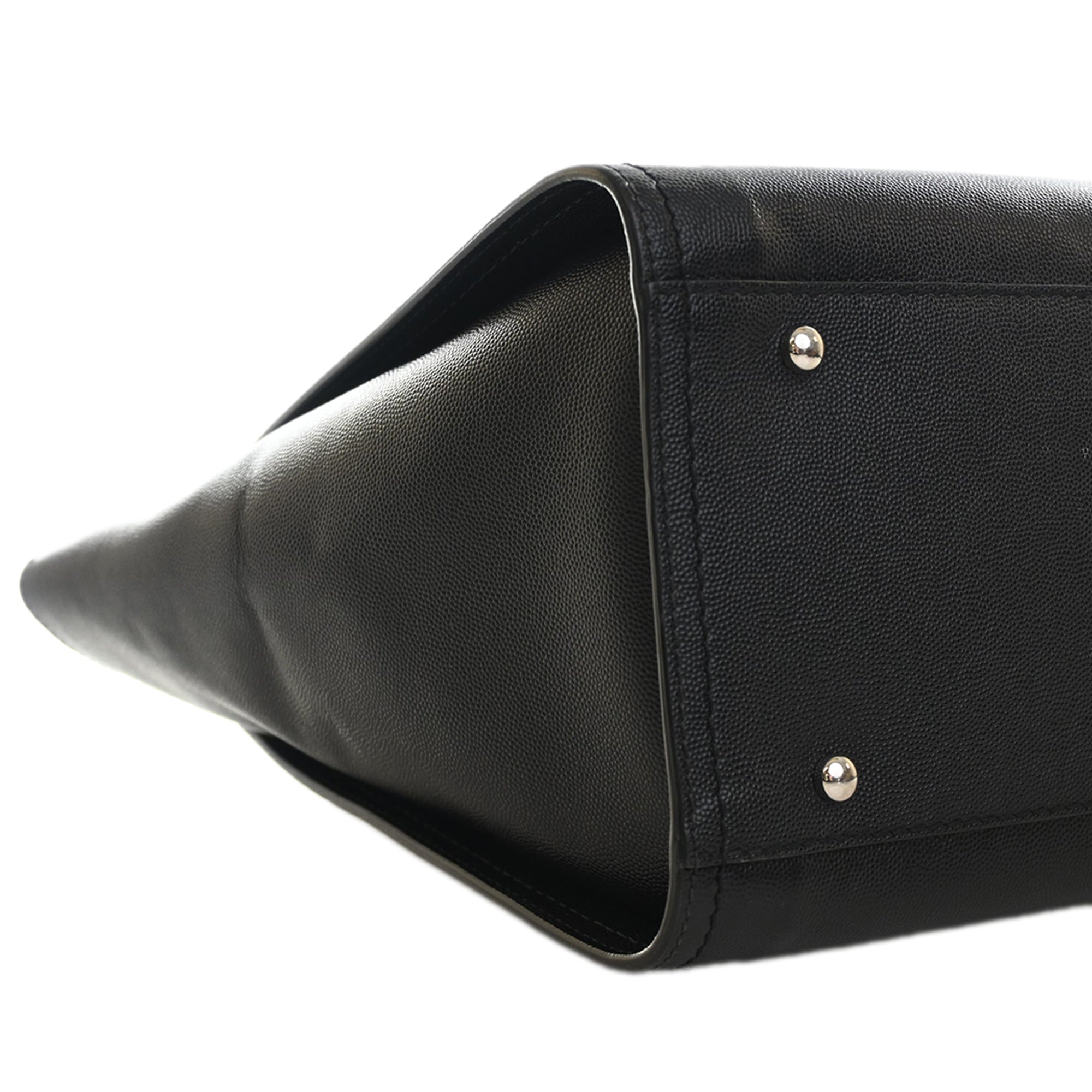 Chanel Small Caviar Studded Deauville Tote - image 10