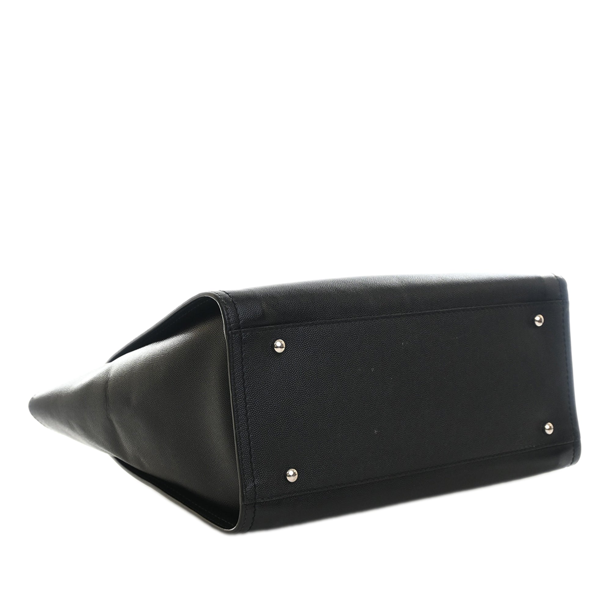 Chanel Small Caviar Studded Deauville Tote - image 6