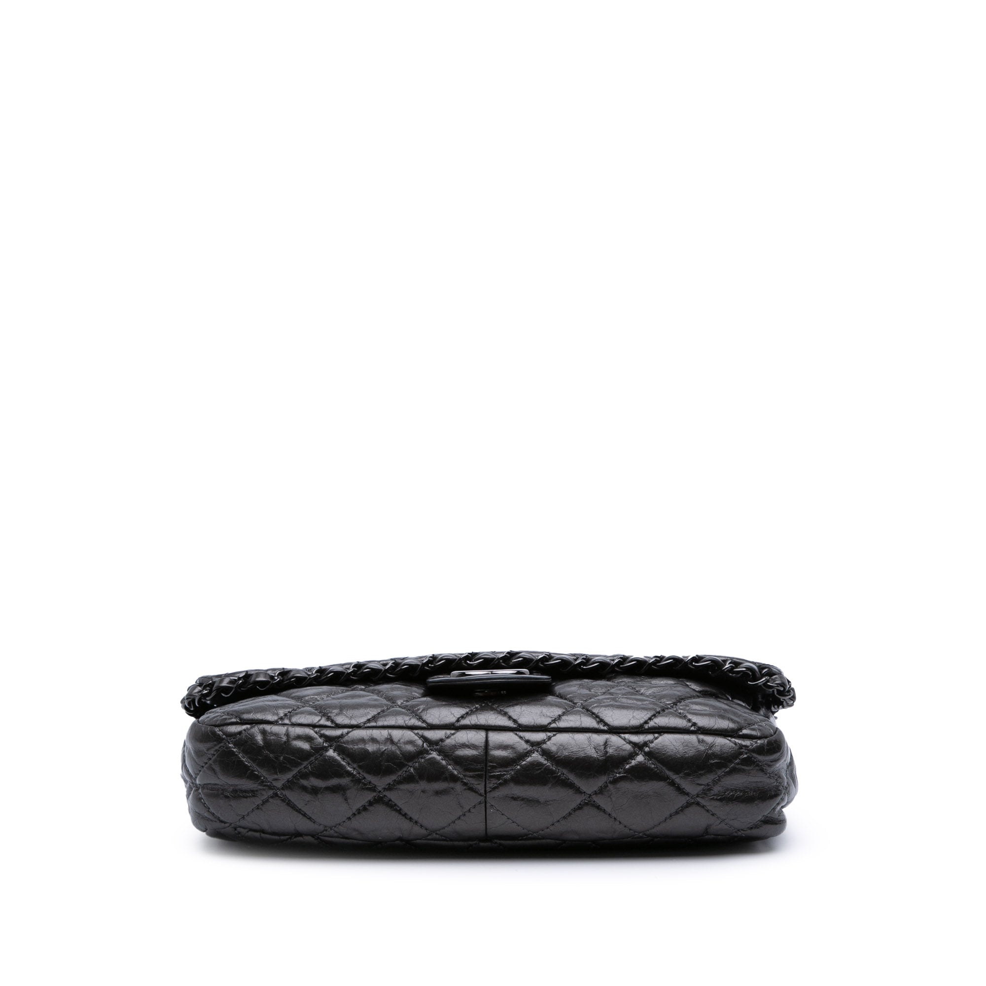 Chanel Medium Quilted Metallic Aged Calfskin Chain Me Flap - image 3