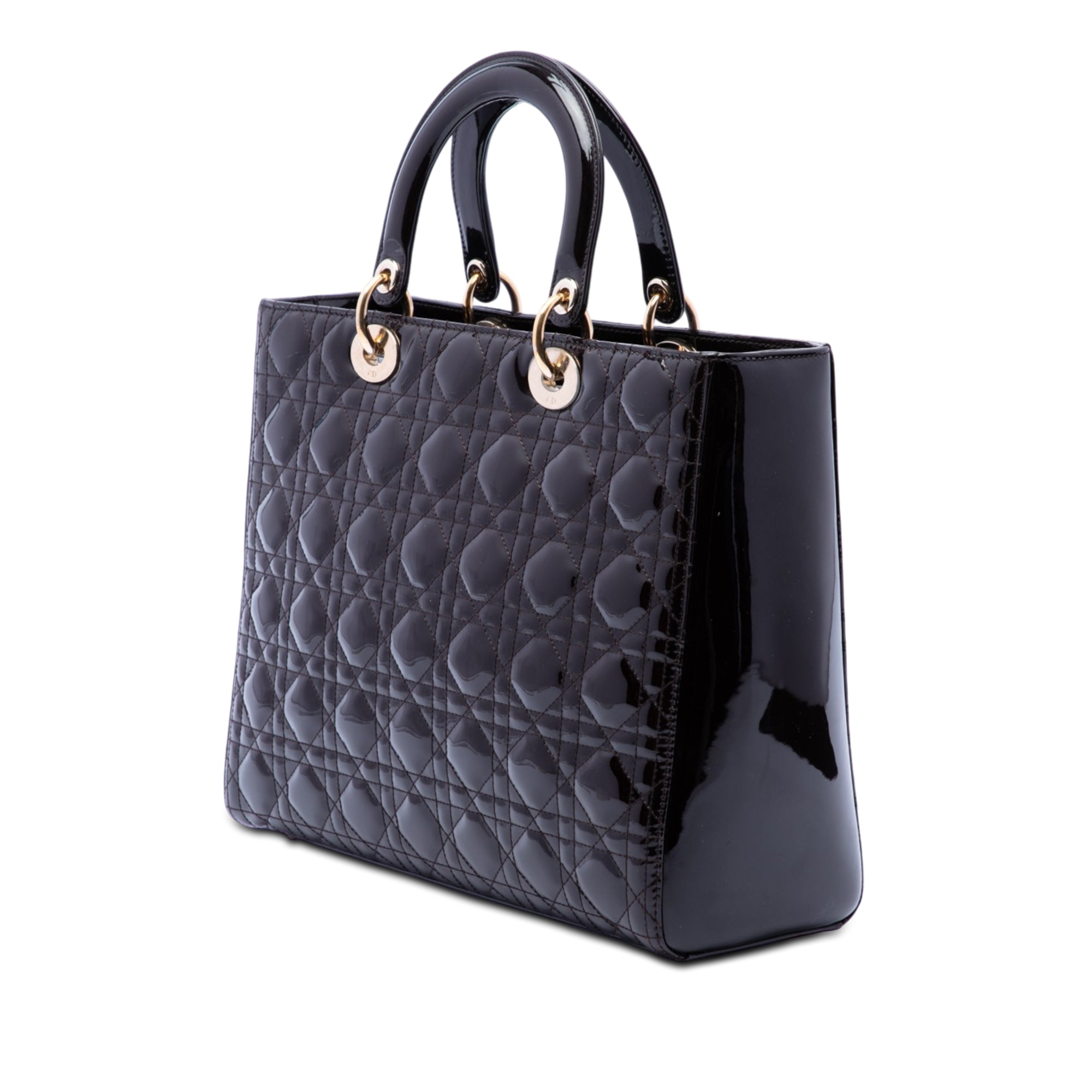 Dior Large Patent Cannage Lady Dior - image 2
