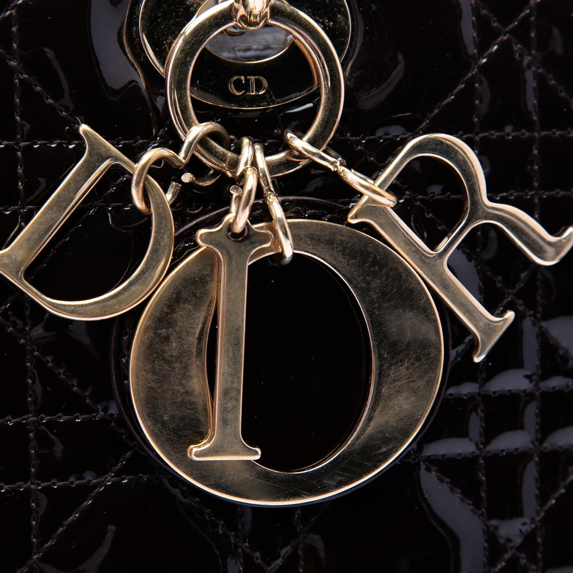Dior Large Patent Cannage Lady Dior - image 5