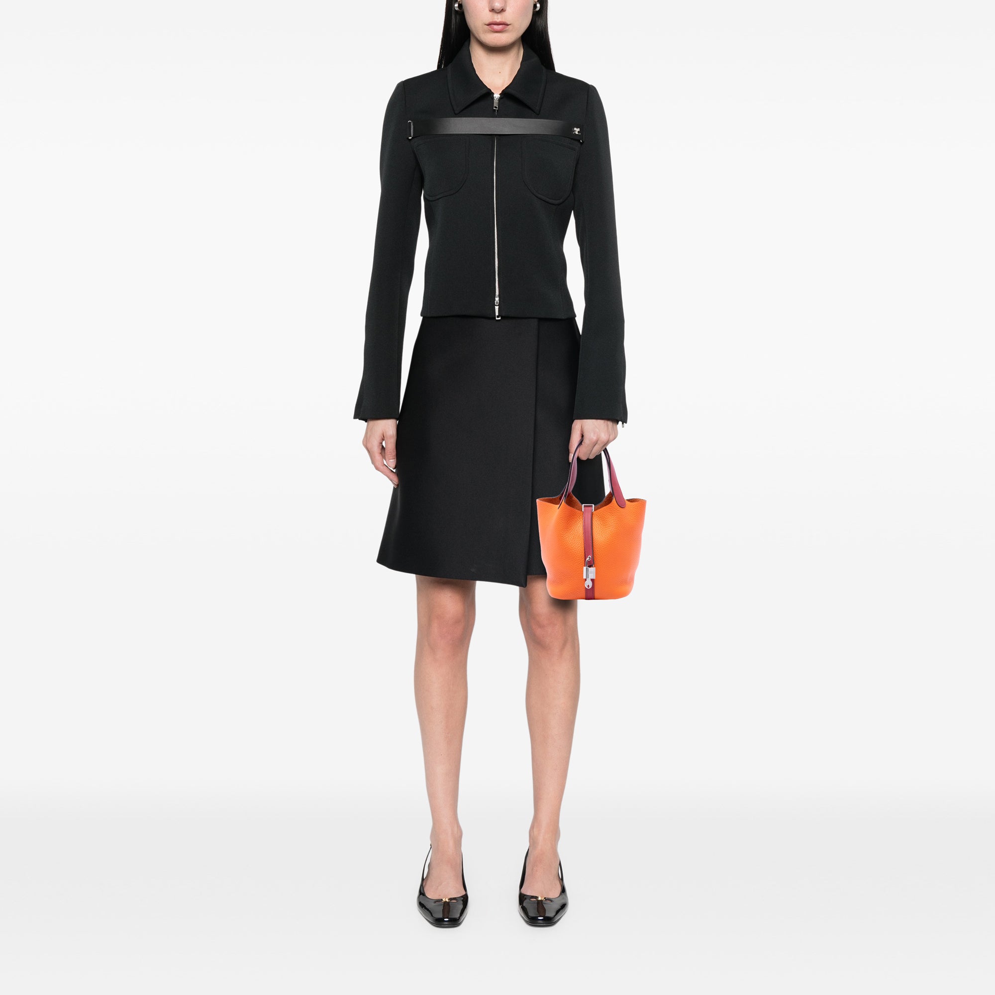 Hermès Bicolor Clemence and Swift Picotin Lock 18 - image 6