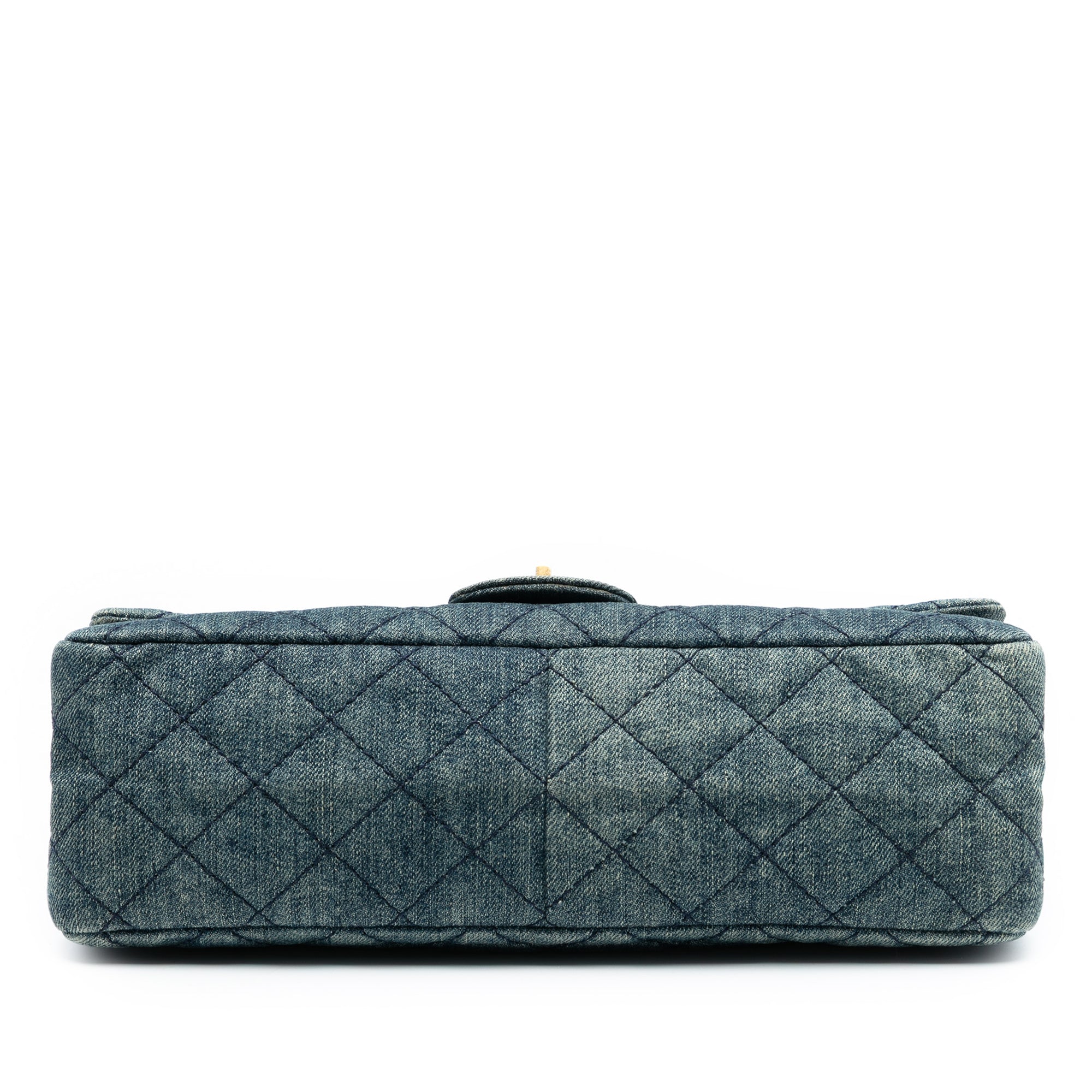 Chanel Quilted Denim Reissue 2.55 Double Flap 226 - image 3