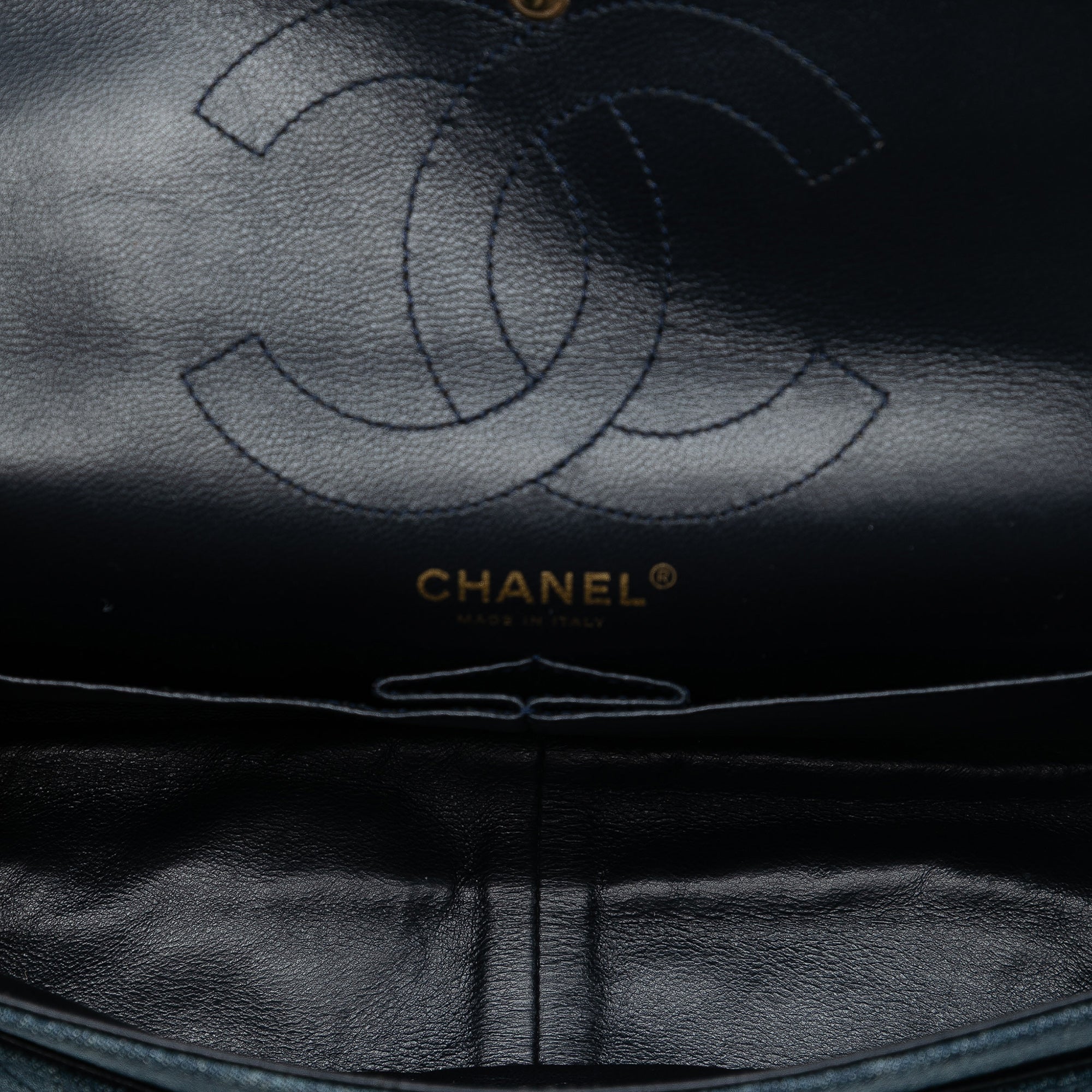Chanel Quilted Denim Reissue 2.55 Double Flap 226 - image 4