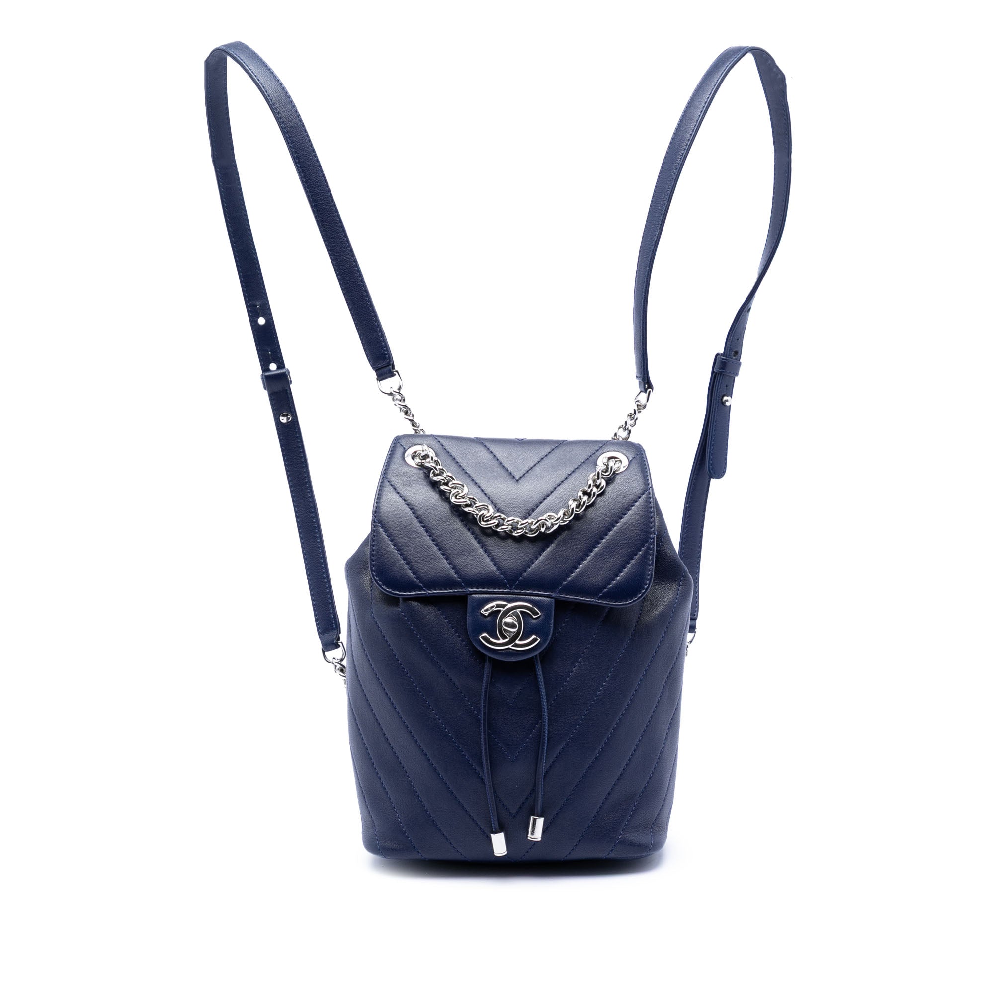 Chanel Mini Chevron Lambskin Urban Spirit Backpack - image 1