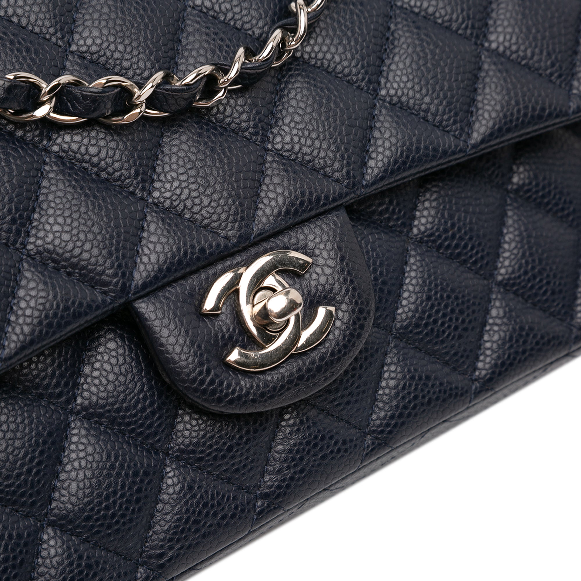 Chanel Medium Classic Caviar Double Flap - image 8