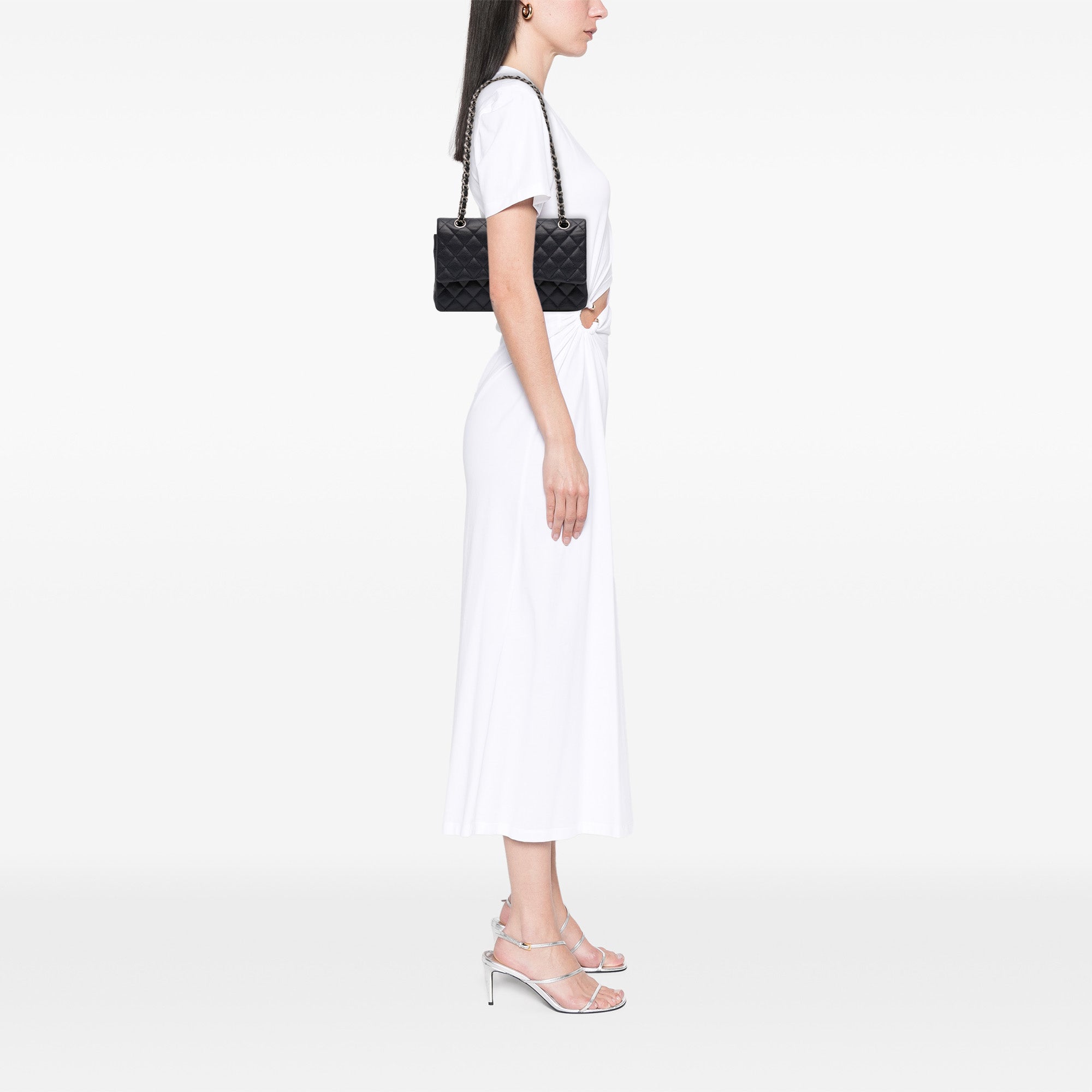Chanel Medium Classic Caviar Double Flap - image 9