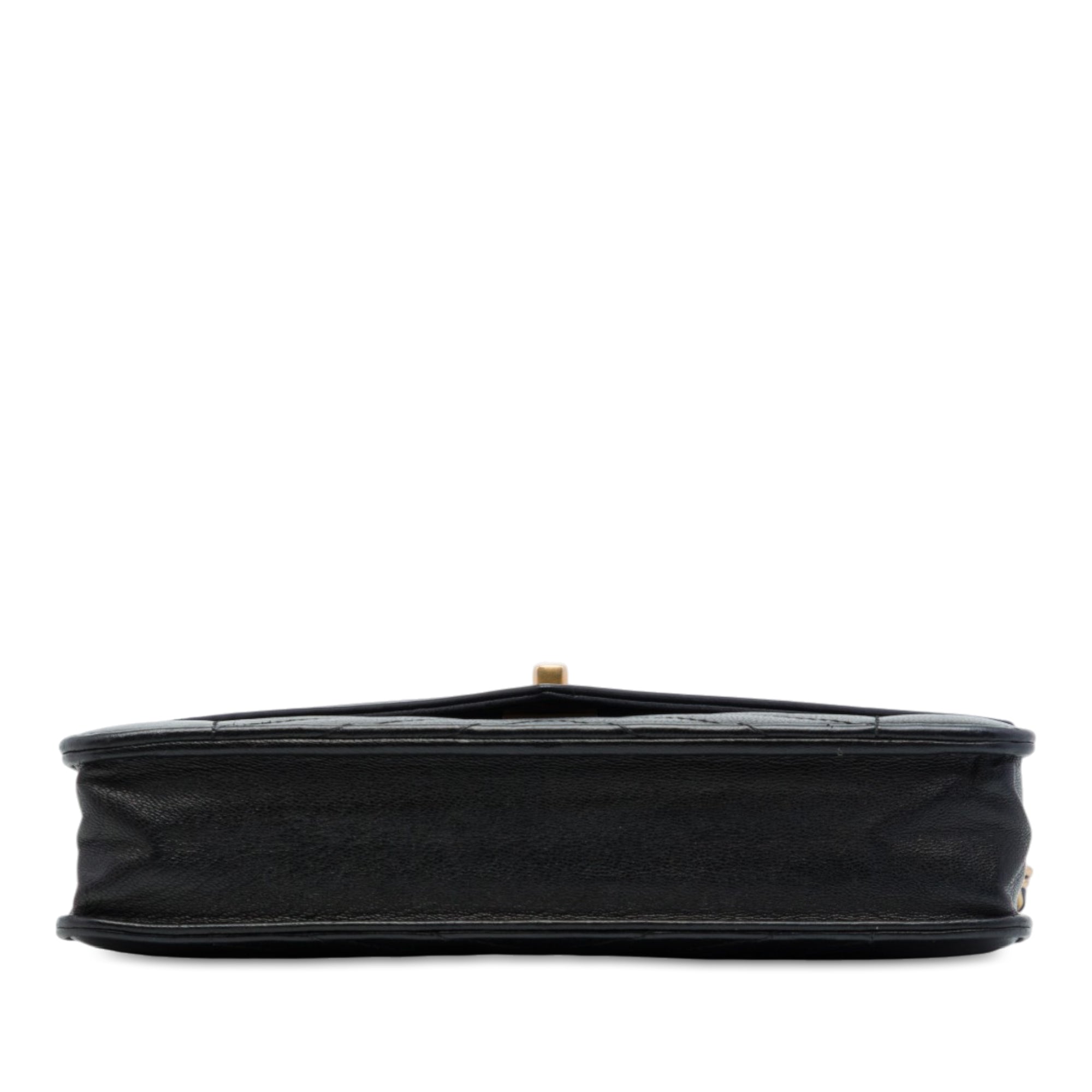 Chanel Reversed Chevron Lambskin Wallet on Chain - image 3