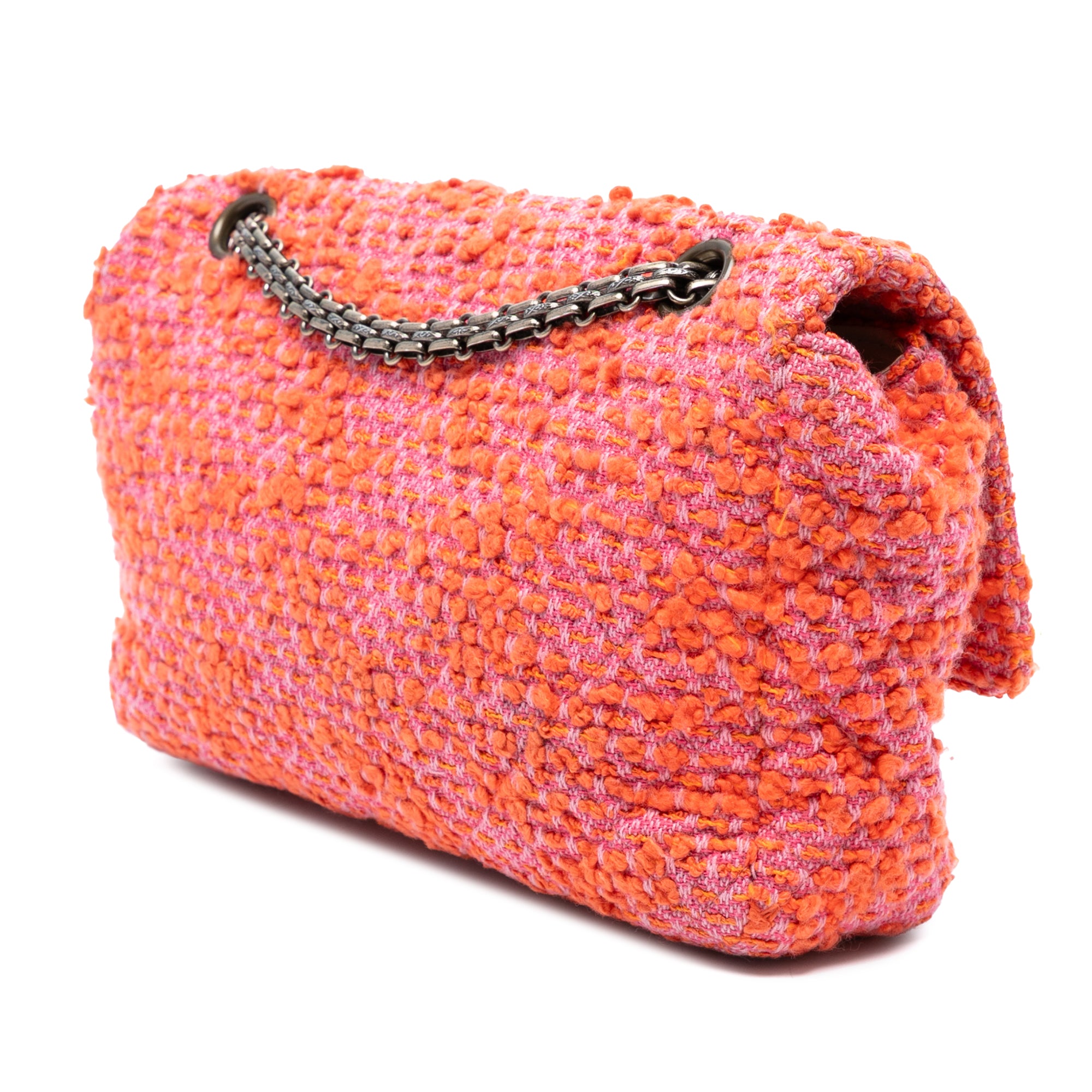 Chanel CC Quilted Tweed Flap - image 2
