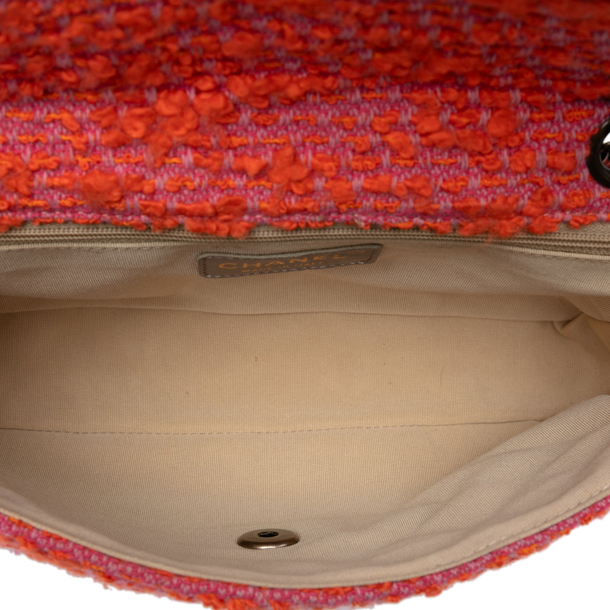Chanel CC Quilted Tweed Flap - image 4